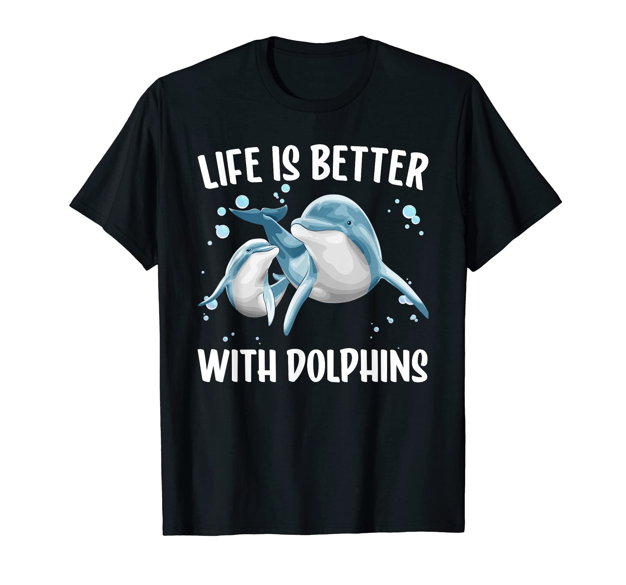 Dolphin Gift Dolphin Novelty Accessories & StuffCute Dolphin For Men Women Kids Aquatic Animal Dolphin Lover T-Shirt