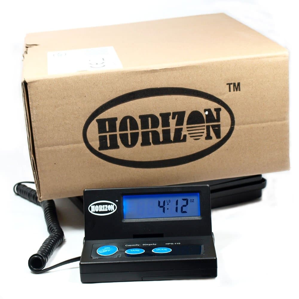 Horizon HPS-110 110 lbs by 0.1 oz digital postal scale