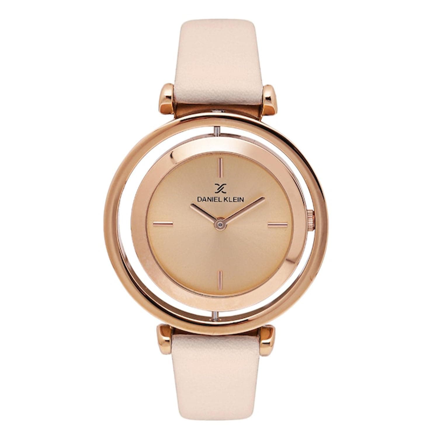 Daniel Klein Analog Gold Dial Women's Watch-DK11430-4