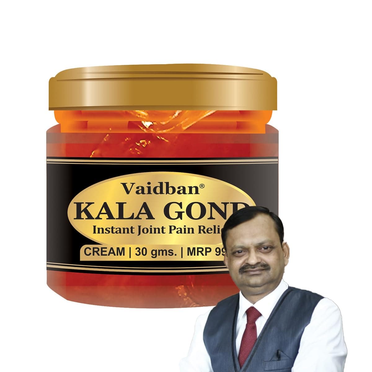 Kala Gond Cream - Instant Ayurvedic Pain Relief Cream for Men & Women (30 Gm)