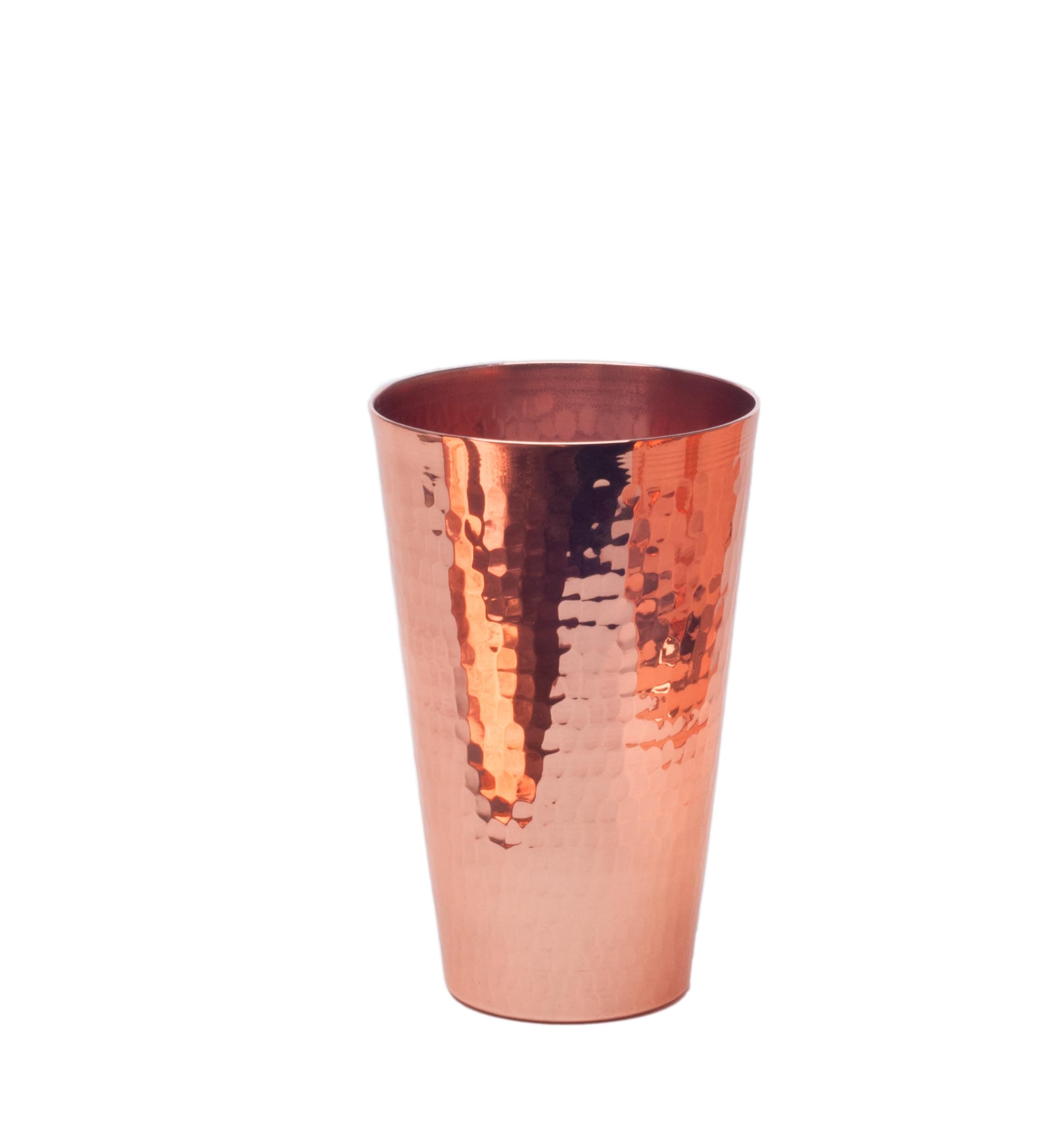 Sertodo 25oz Pure Copper Cup | Hand-Hammered, Heavy-Gauge Copper Cups for Water, Cocktails & Moscow Mules | 100% Solid Drinking Tumbler