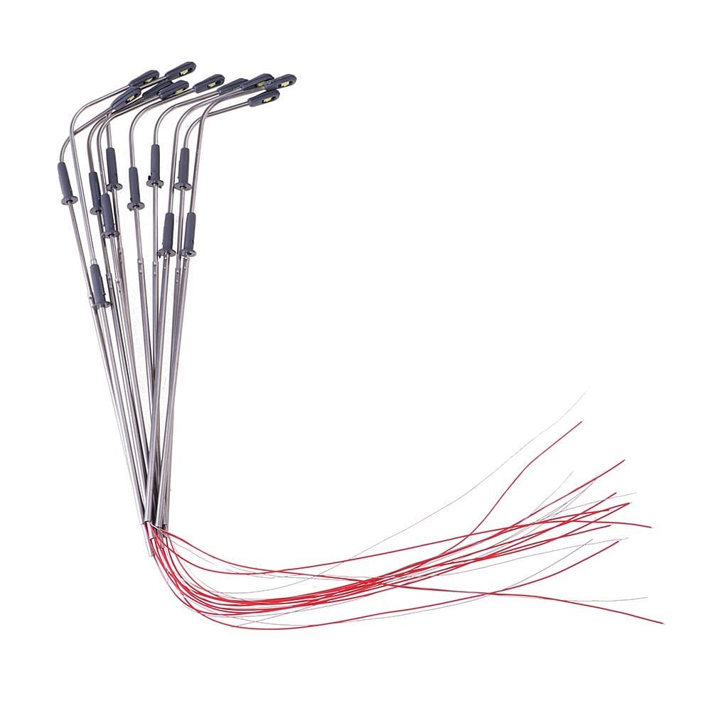 10PCS Model Mini Street Lights Lighting Model Railroad Landscape Scale HO