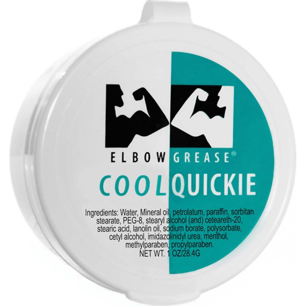 Elbow Grease Cool - Mineral-oil Based Cooling Thick Cream Lubricant : Size 1 Oz