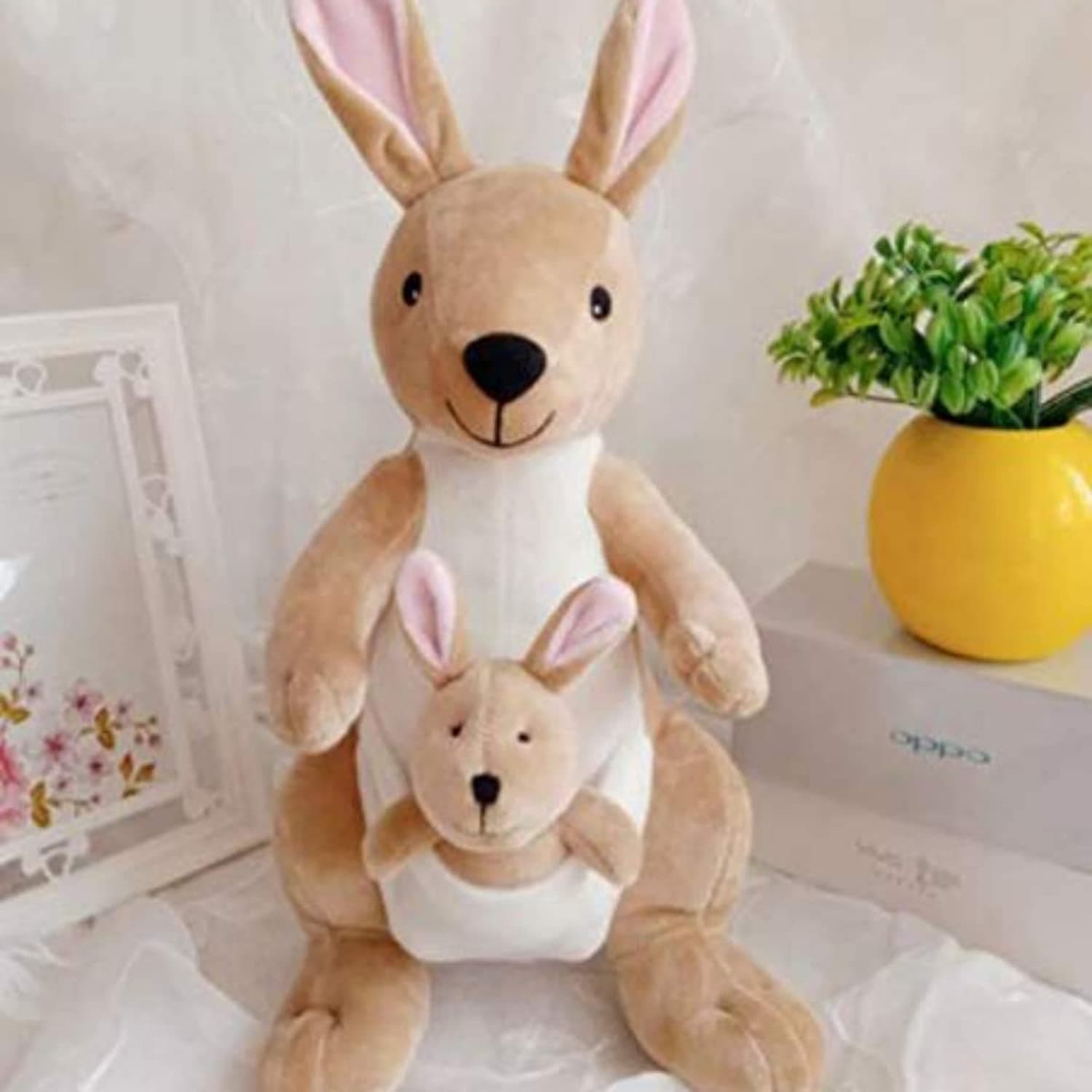- LOVEY DOVEY Kangaroo Soft Toy, Baby Toys, Kids Toy, Soft Toy, Toy for Girl, Birthday Gift for Girl/Boys, Toy Gift for Girls, Kids Toys for Boys/Girl, Toys Gift Items (Kangaroo with Baby, 30 cm)
