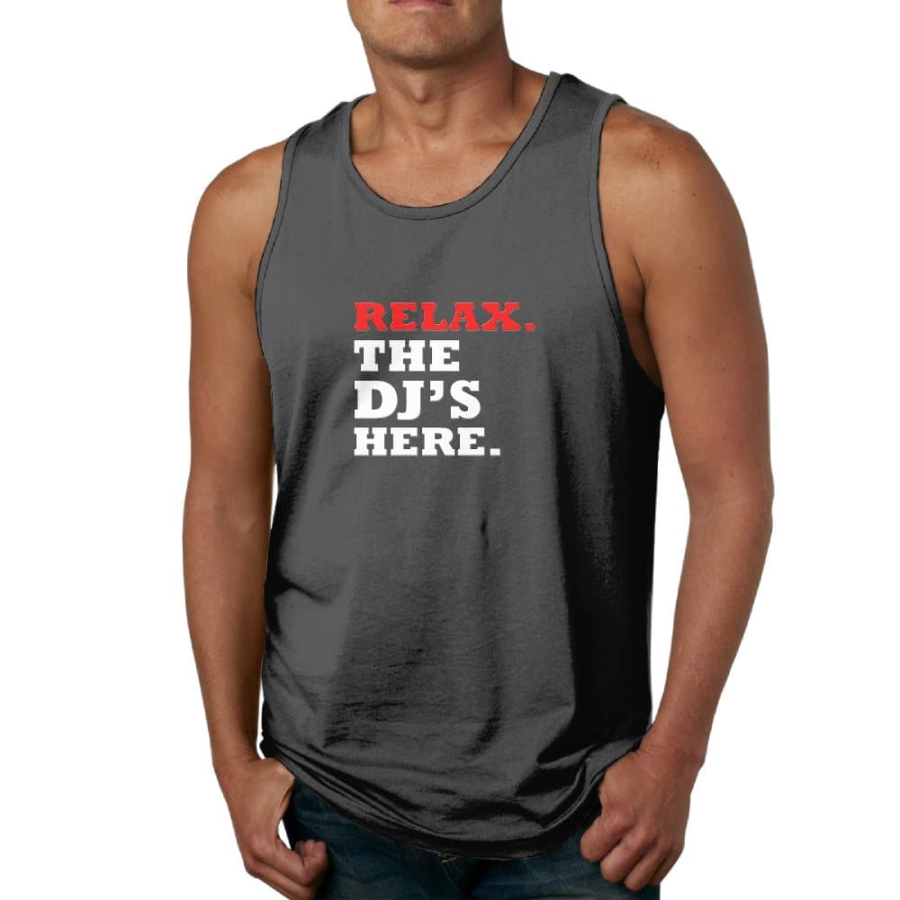 Mahus Relax The DJ's Here Men's Young Tank Top