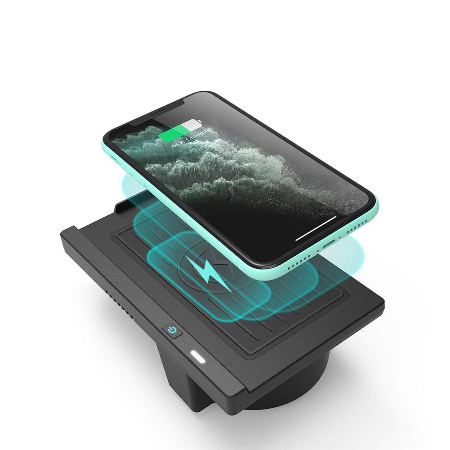 CarQiWireless Wireless Charger for BMW X5 2014-2018, X6 2015-2019, Wireless Charging Pad for BMW F15 F16 Accessories