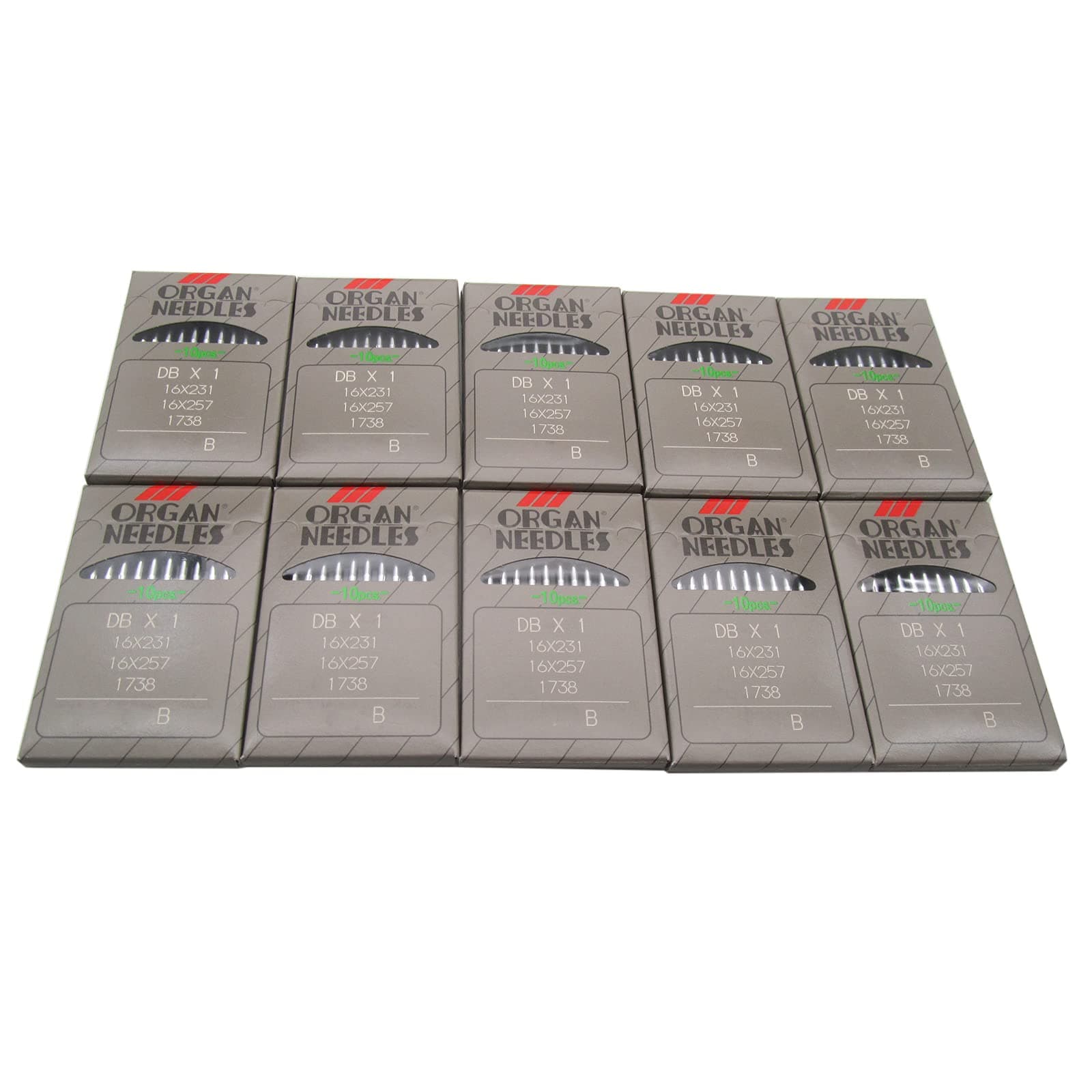 Organ Needle - #Organ-DBX1 100 Japan Organ Sewing Machine Needles Compatible with JUKI DDL-555,DDL-5530, DDL-5550 JUKI DDL-8700 DDL-8700-7 (Organ-DBX1 14/90)