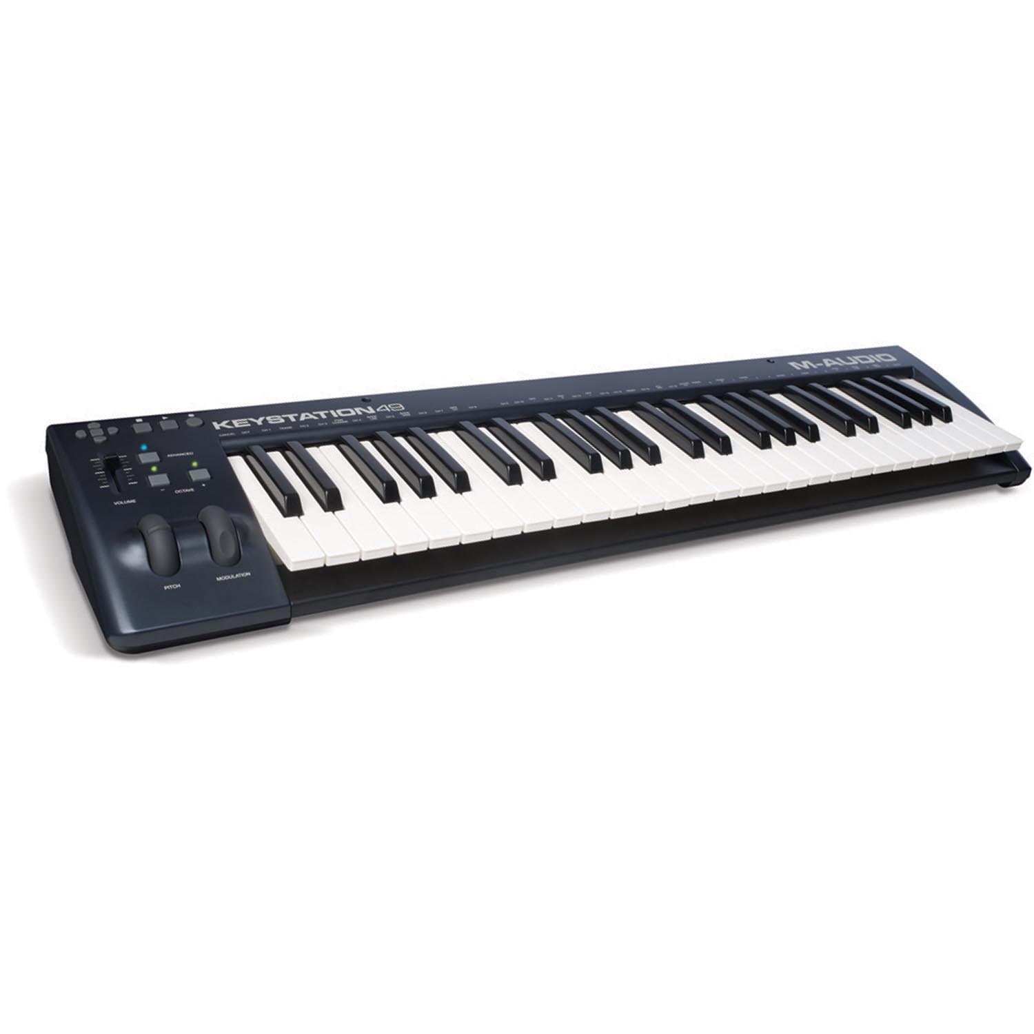 M-Audio Keystation 49 II, Portable 49-Key USB/MIDI Keyboard Controller with Synth-Action Velocity-Sensitive Keys and Studio Software from Sonivox (Eighty-Eight Ensemble) for Mac and PC