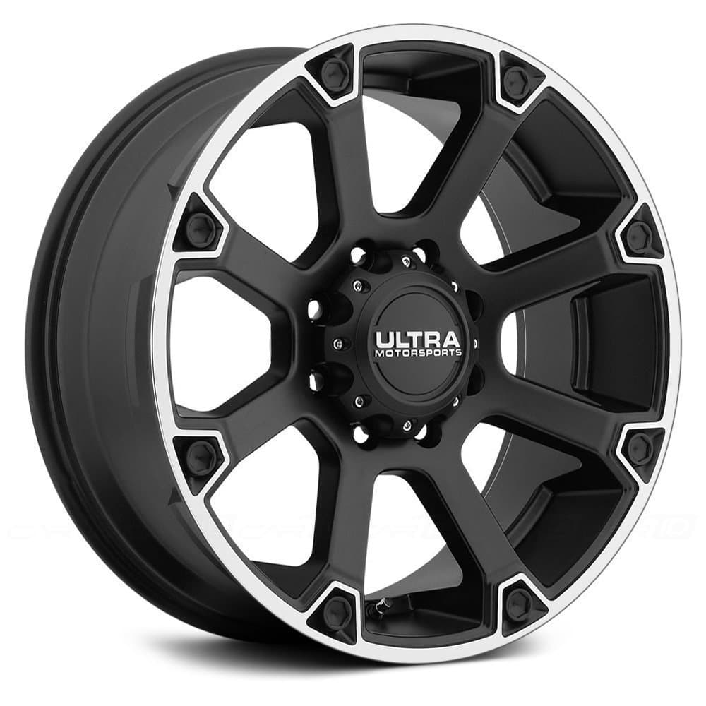 Ultra Wheel 245SB Spline Matte Black Wheel (18x9"/5x5mm, +12 mm offset)