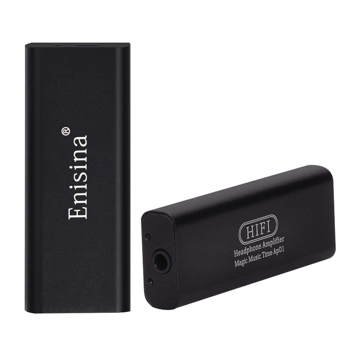 Enisina Portable Headphone Amplifier,Equalizer HiFi earphone Amp with Audio and USB Cable