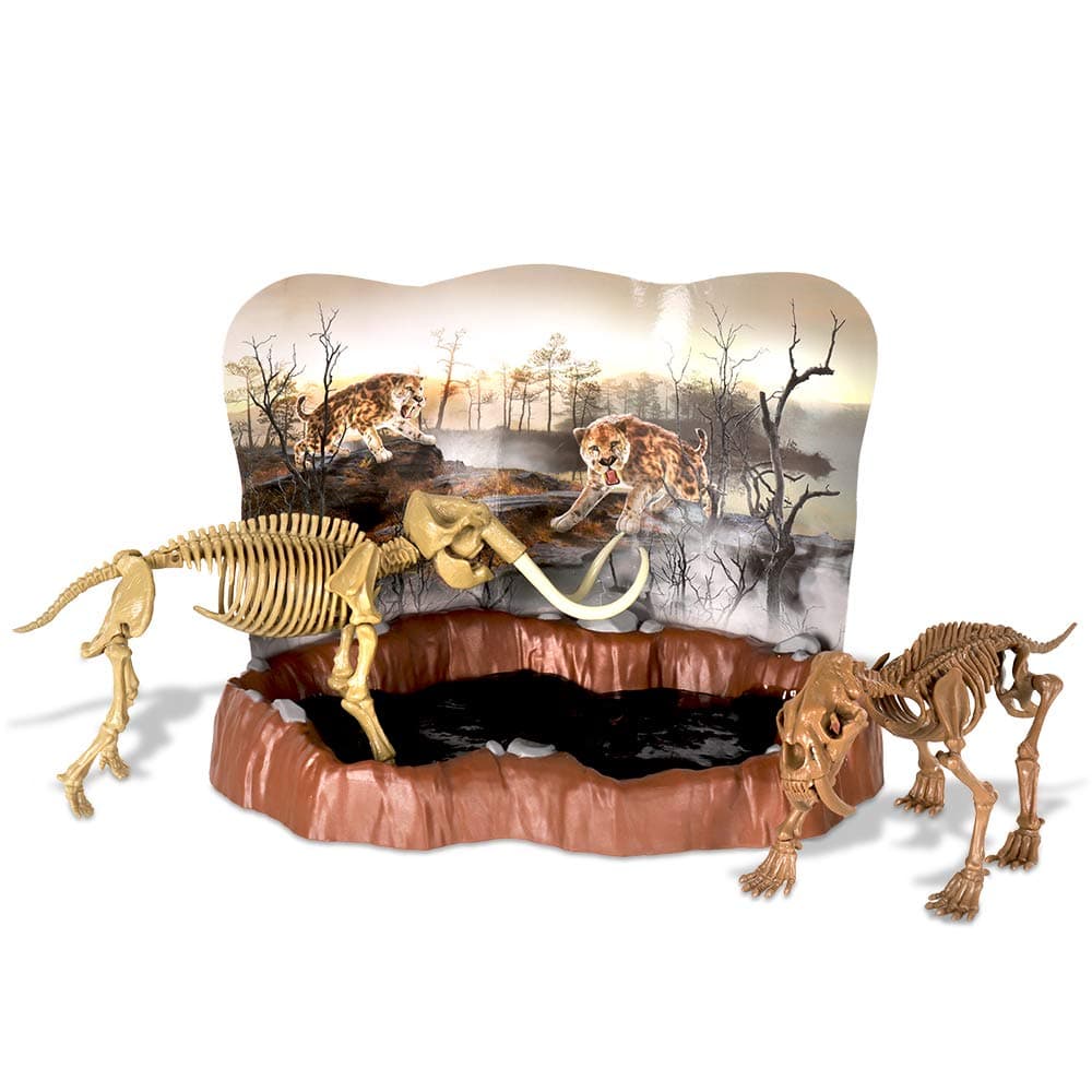 Basic Fun Dr. Steve Hunters Tar Pits Explorer (Saber Tooth Tiger + Mammoth)
