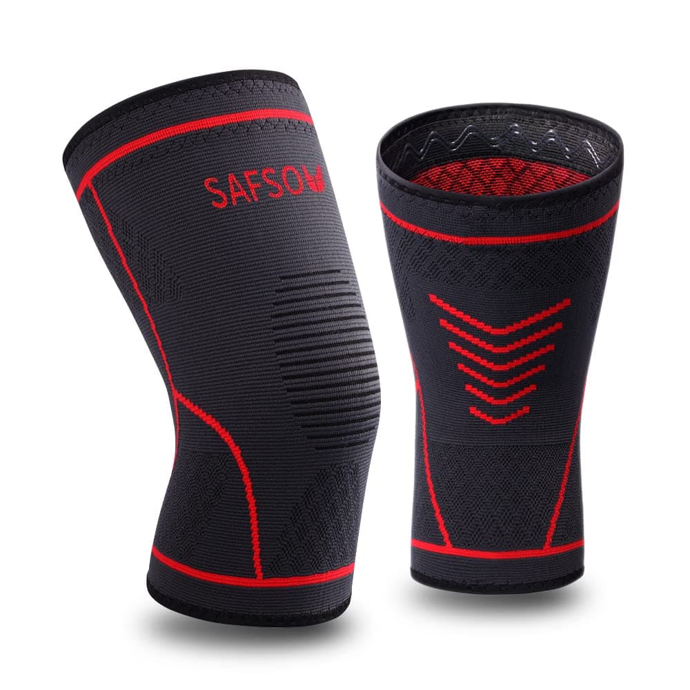 Knee Compression Sleeve Knee Sleeves for Weightlifting,Knee Braces Runners, Basketball, Weightlifting, Gym, Workout (Small,2 Pack)