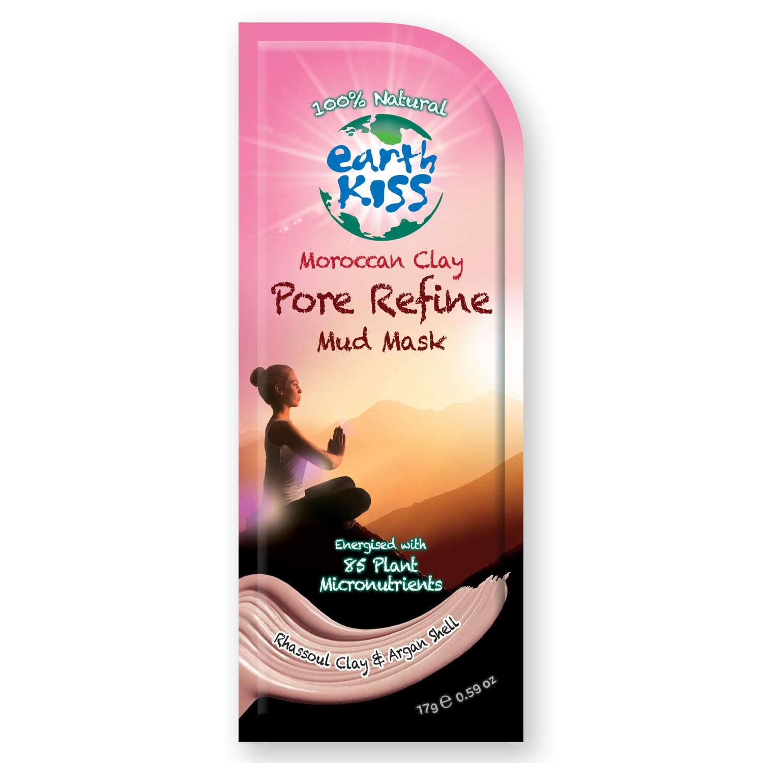 Earth Kiss Moroccan Clay Pore Refine Mask 20 g - Pack of 12