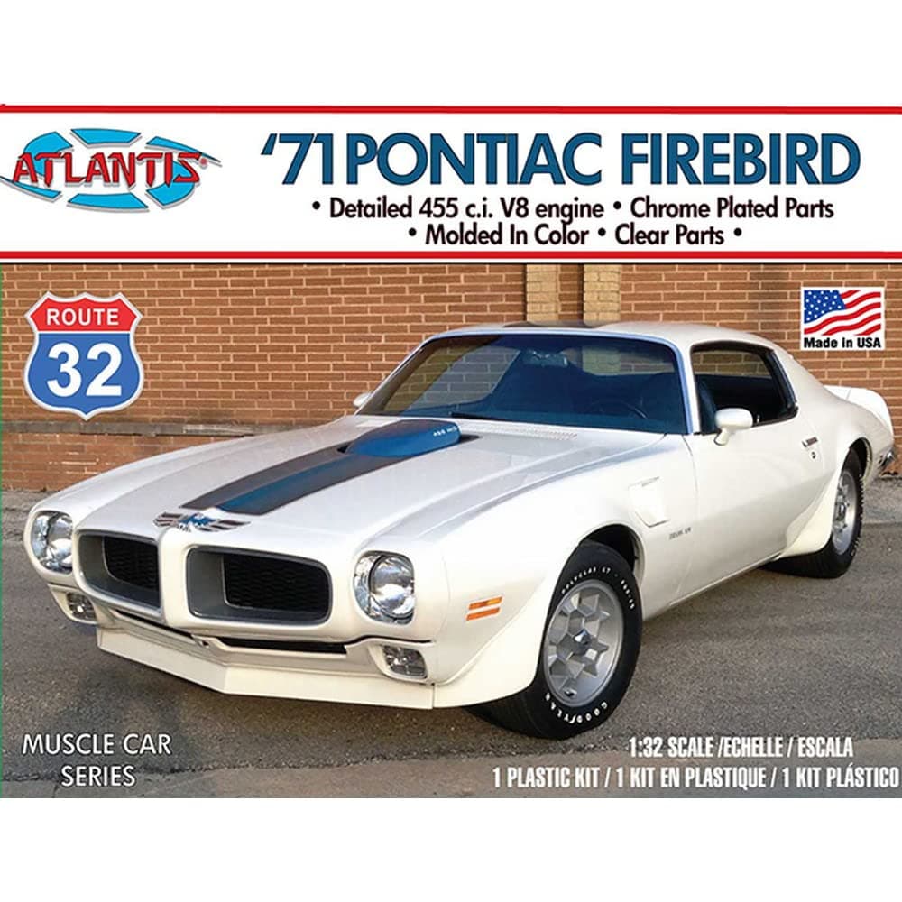 Route 32 Muscle Car Series - 1971 Pontiac Firebird Trans Am 1/32 Scale Model Kit