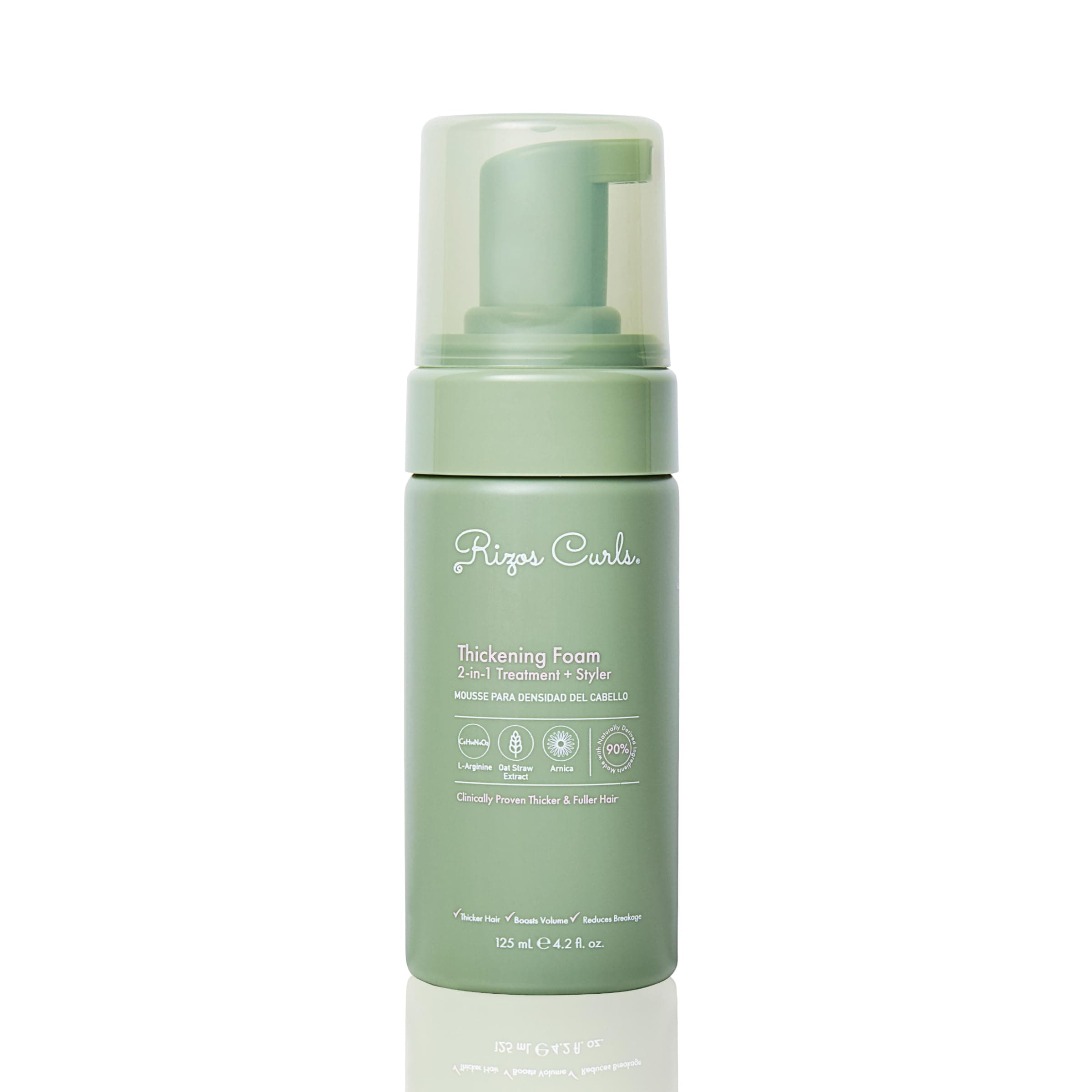 Thickening Foam 2-in-1 Treatment + Styler, Improve Hair Thickness, Reduces Breakage, Boosts Volume At Roots & Improves Hair Health, 4.2 oz