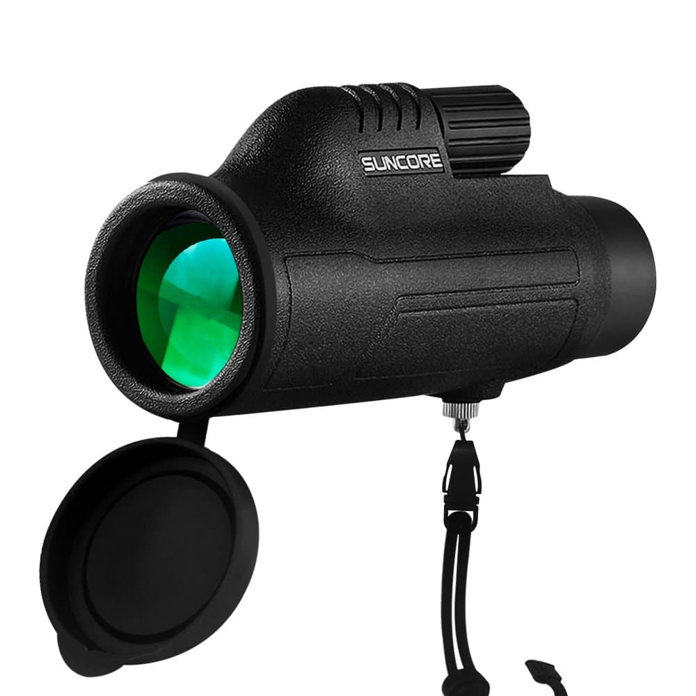 Monocular Telescope 12x50 High Power Waterproof Monocular Scope with Phone Mount & Tripod Monocular Compact Fogproof Shockproof Scope BAK4 Prism FMC Monoculars for Adults Hunting Camping Travelling