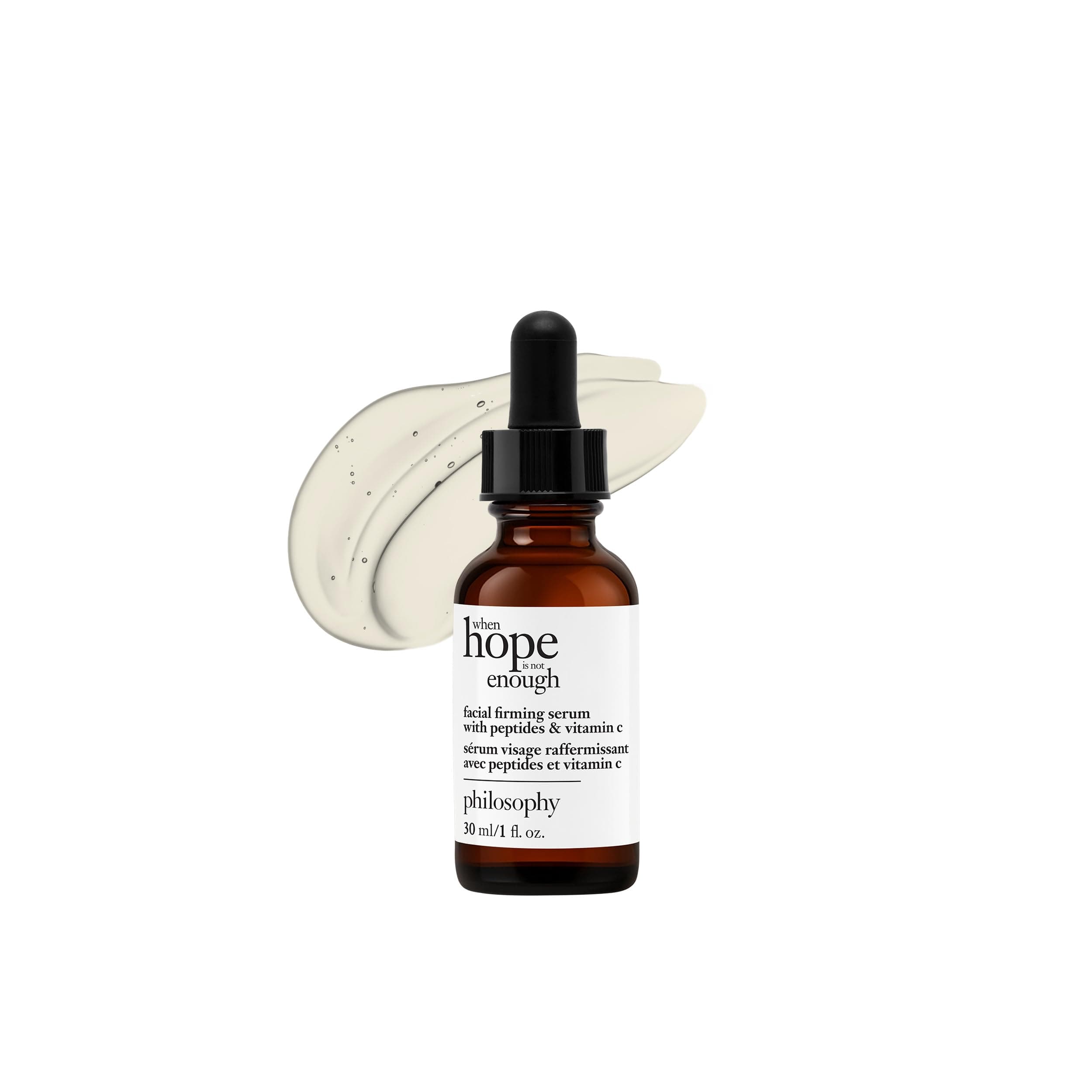 Philosophy When Hope Is Not Enough Facial Firming Serum With Glutathione, Peptides, Vitamin C And E And Soy 29.6 ml/1 fl.oz