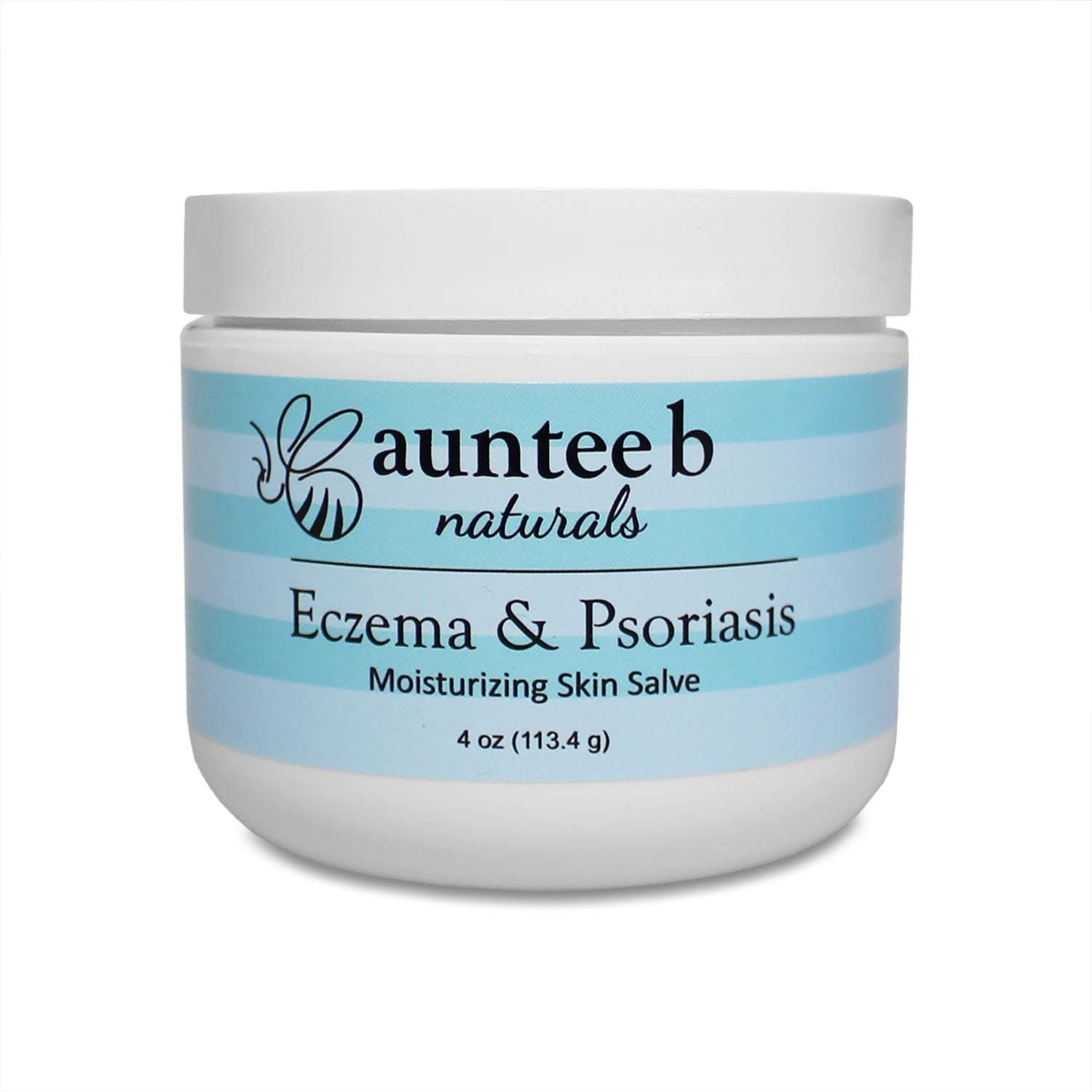Natural Eczema and Psoriasis Salve by Auntee B Naturals | Made with Shea Butter, Coconut Oil, Beeswax, Vitamin E, Plantain | Organic Treatment For Itchy, Sensitive, Dry Skin, and Psoriasis