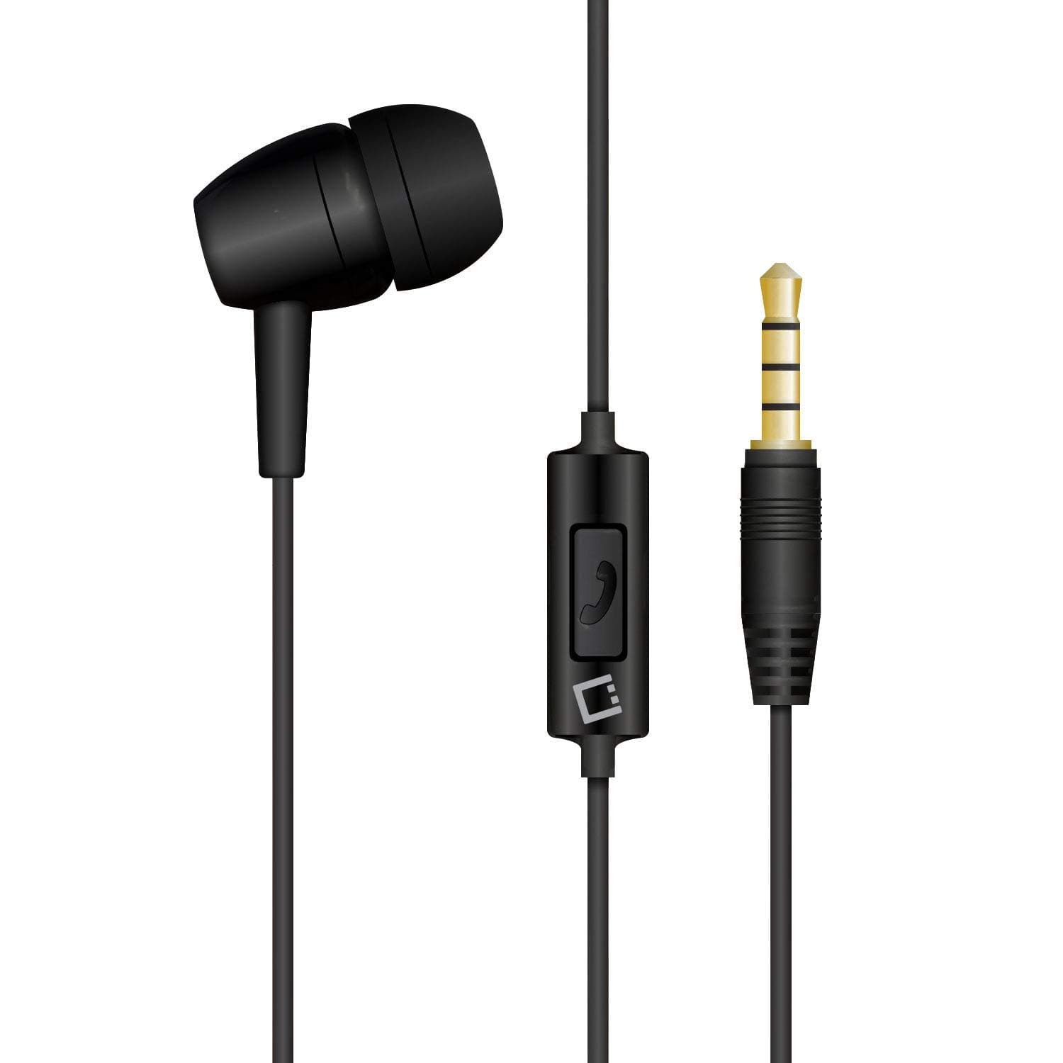 Pro Mono Earbud Hands-Free Works for BluAnt Burleigh with Built-in Microphone and Crisp Clear Safe Audio! (3.5mm / 3.5ft Length Cable)