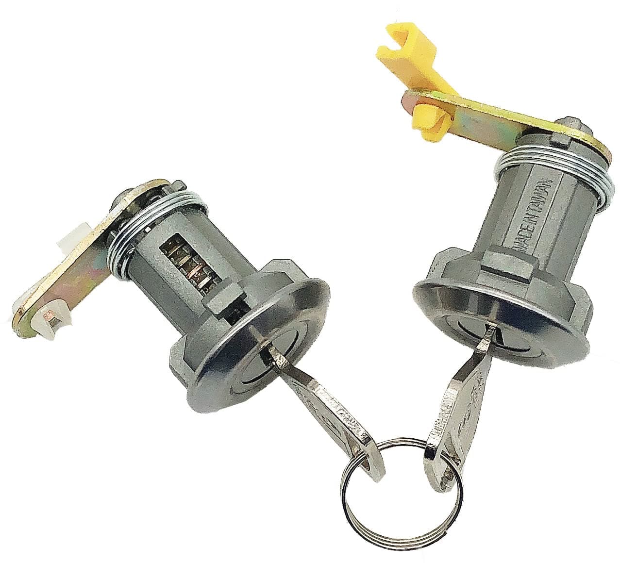 Door Lock Cylinder -Tumbler with 2 Key Compatible with Toyota Pickup1984 1985 1986 1987 1988 Van 4runner 83-91 Camry 84-87 Corolla DL-8 69051-12180, 69052-12180,