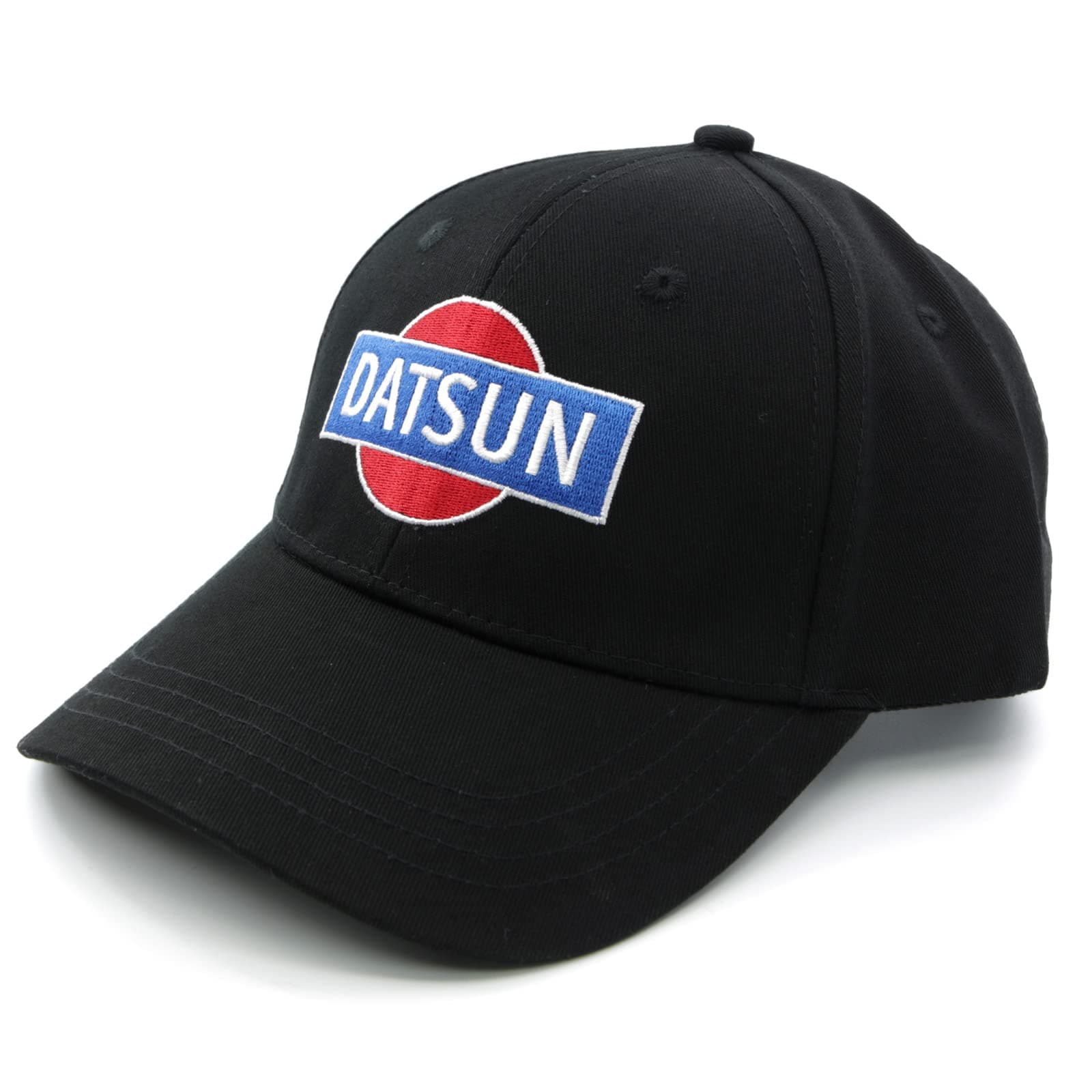 Rotary13B1Datsun Baseball Cap - Classic A Logo - Black Dad Hat Curved Bill - Vintage Japanese, Black, One size