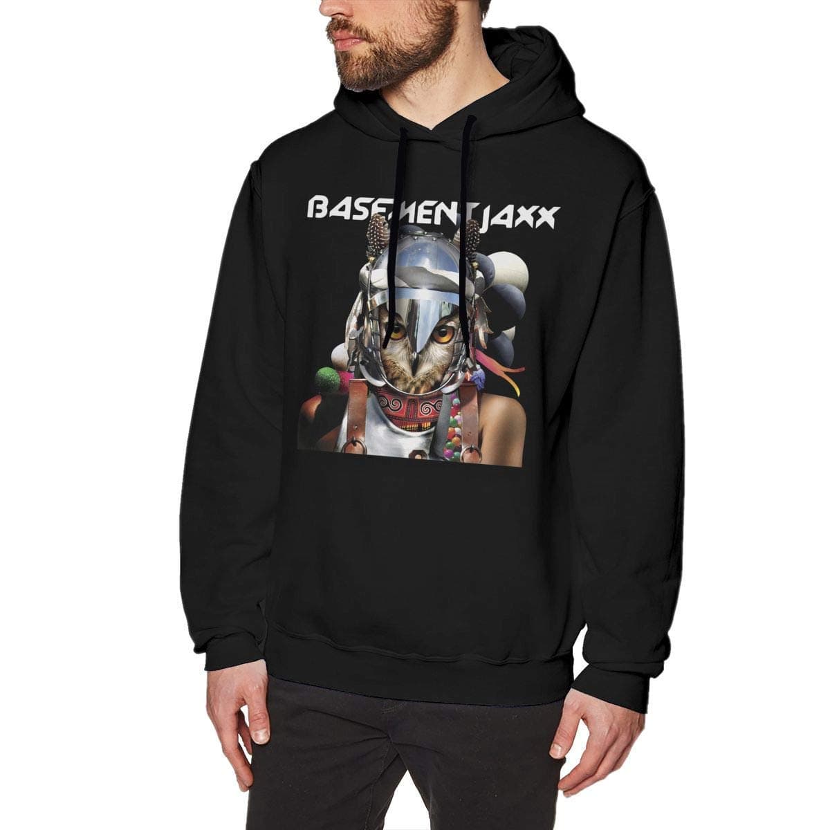 Basement Jaxx Scars Mens Hoodies Hooded Sweatshirt Black
