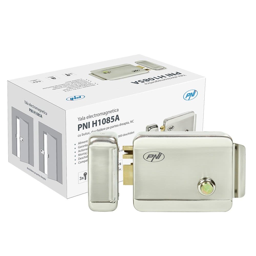 Electric Rim Lock PNI H1085A Right Handed NC Fail-Secure