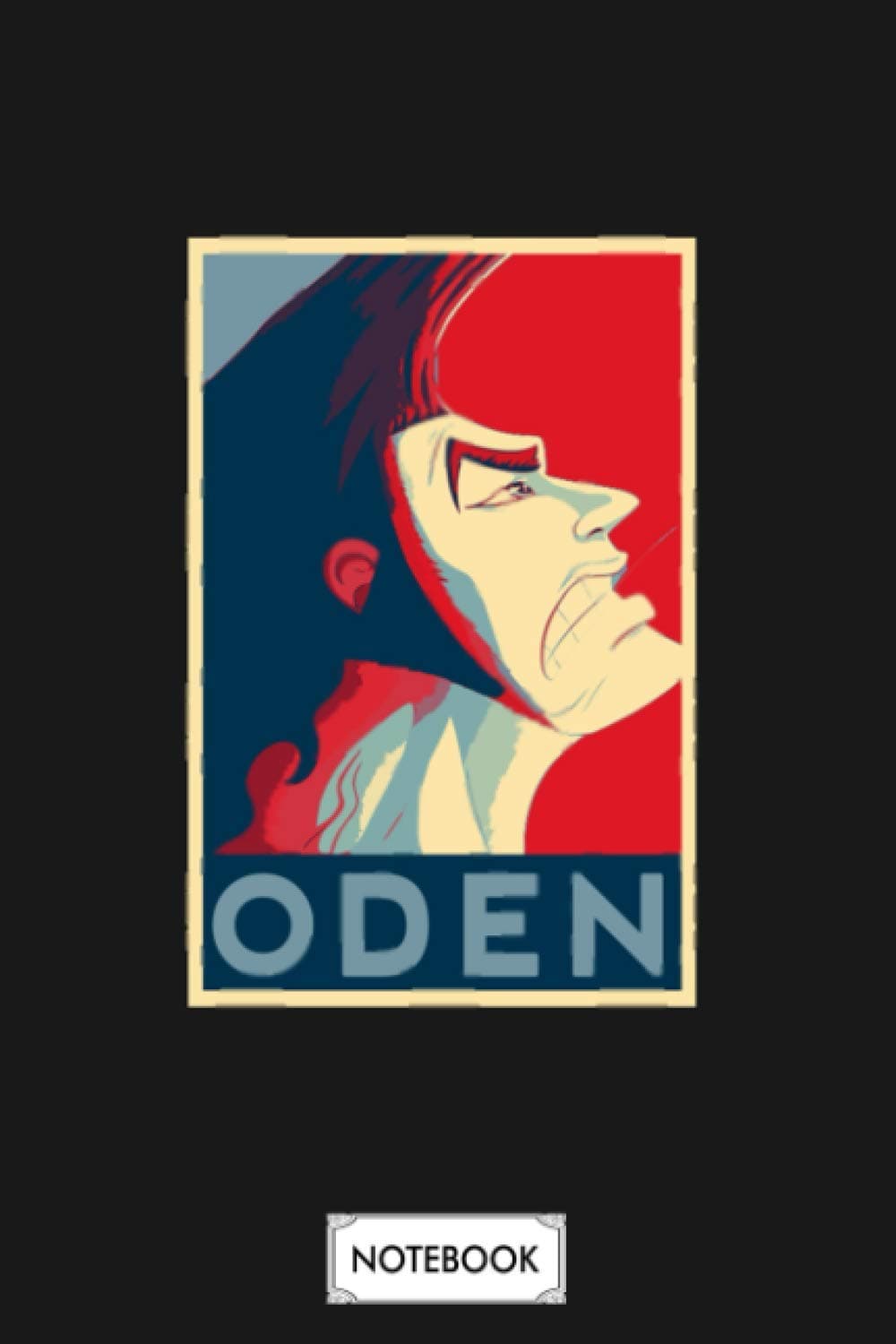 Rip Oden Kozuki One Piece Notebook: Matte Finish Cover, Diary, Planner, Lined College Ruled Paper, 6x9 120 Pages, Journal