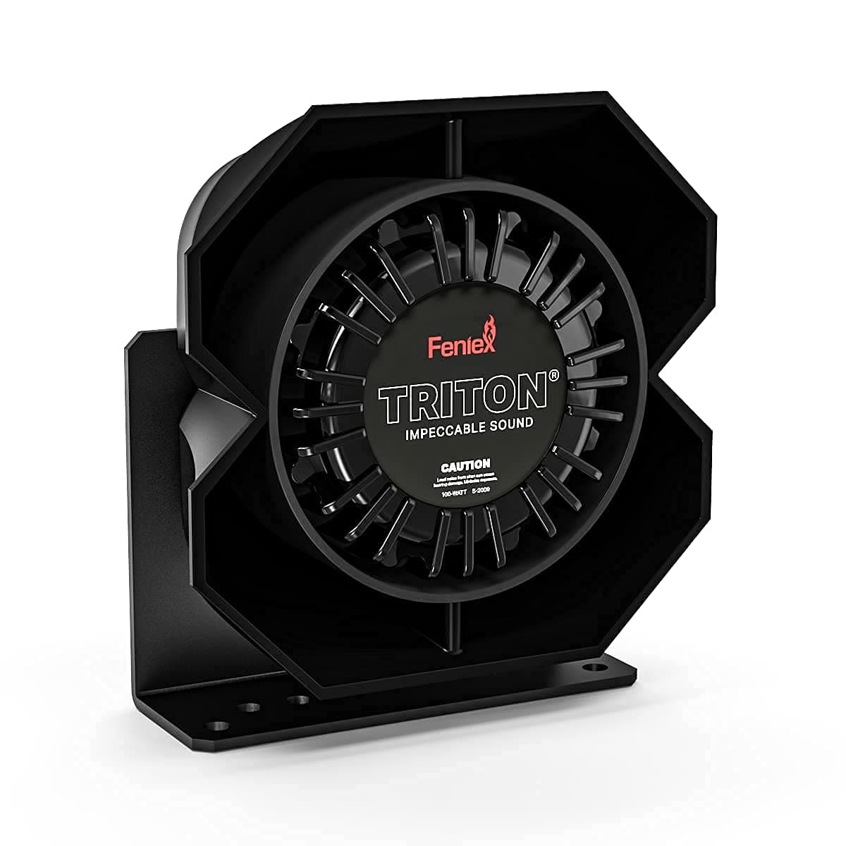 Feniex S-2009 Triton 100W Speaker Hardwire Connected Black