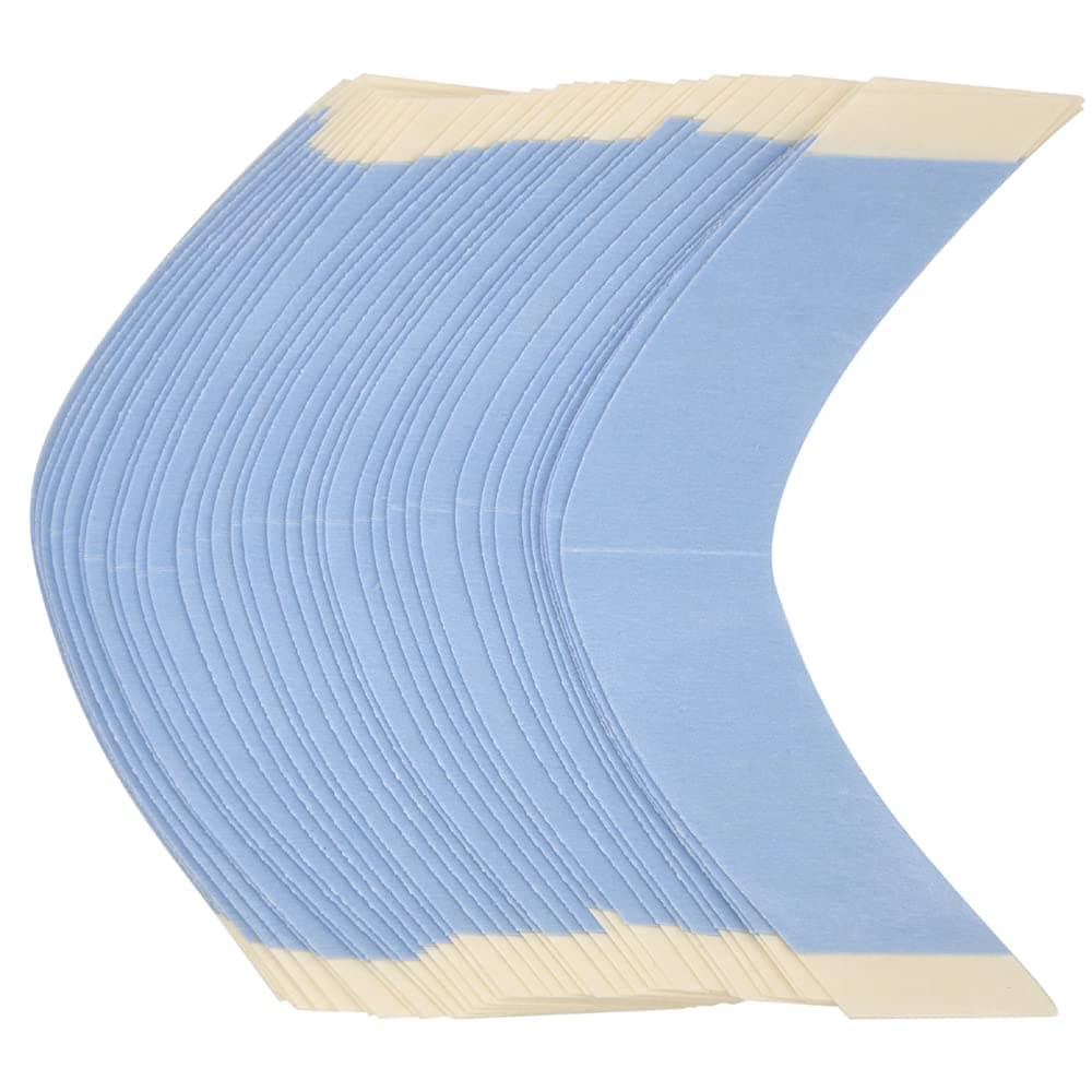Wig Tape Strips 36 Pieces Double Sided Bonding Clear Adhesive Tape for Lace Wig Toupee Hairpiece(A Contour)