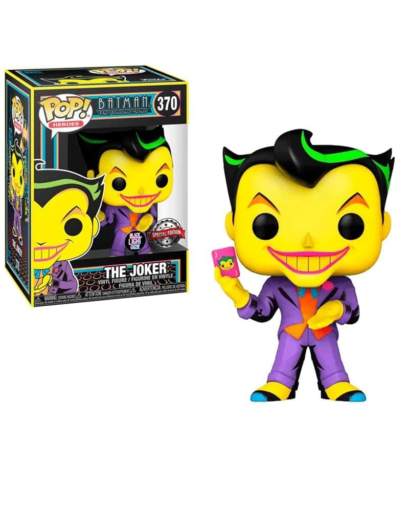 Funko Pop! DC Heroes: The Joker Black Light Funko Pop! Vinyl Figure – Special Edition Exclusive