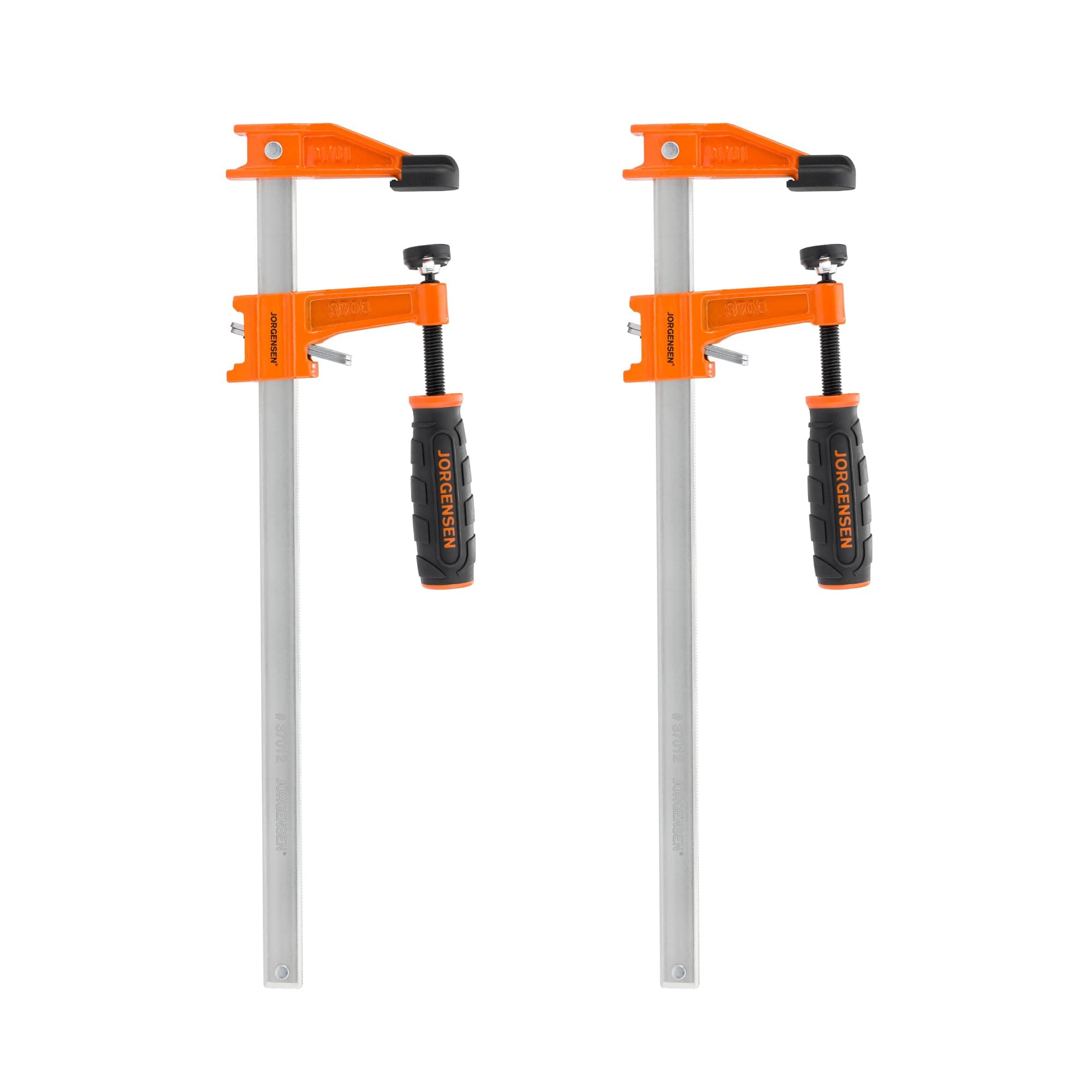 2-pack Steel Bar Clamps Set, 12-inch Medium Duty, 600 Lbs Load Limit β¦