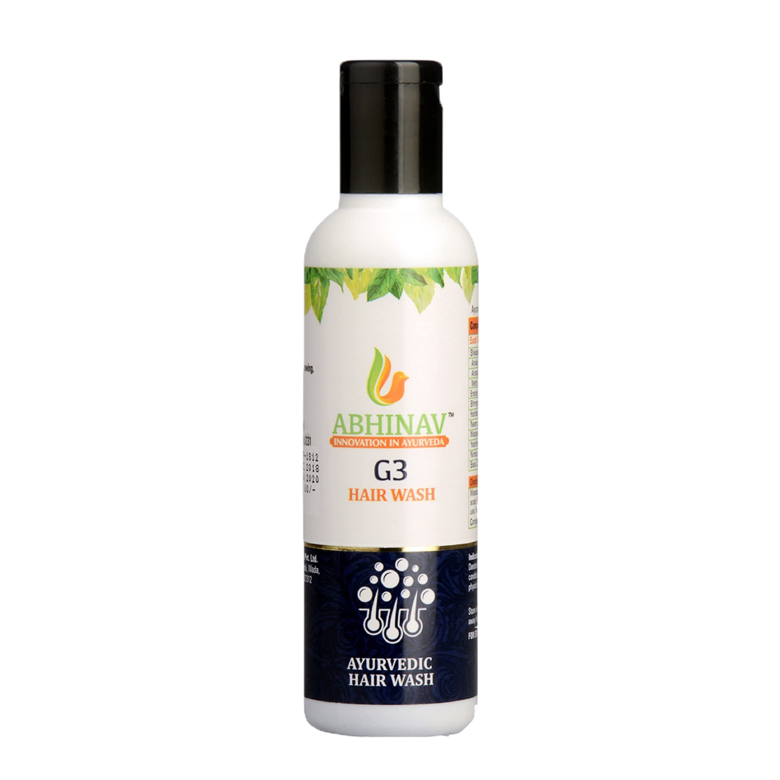 - G3 Hair Wash Shampoo (100 ml Each, Pack of 2) | Gentle Cleansing Herbal Shampoo | Nourishes Scalp & Helps Maintain Healthy-Looking Hair