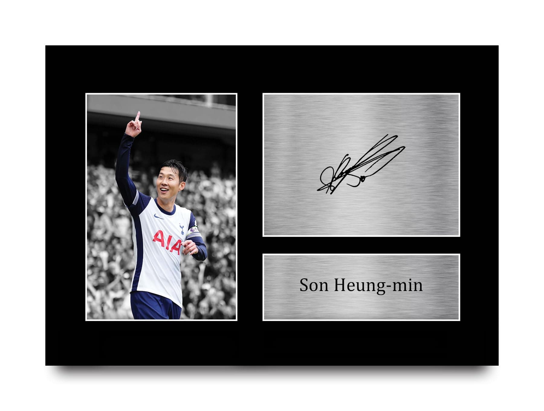 – Son Heung-Min Gift Signed A4 Printed Autograph Tottenham Hotspurs Gifts Photo Display