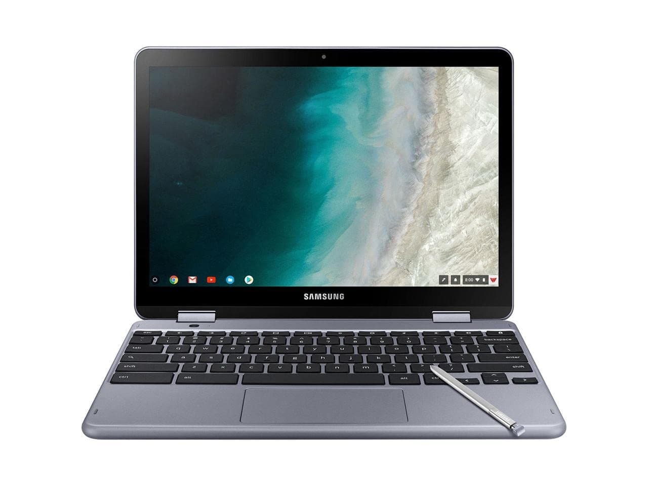 Samsung Chromebook Plus Intel Celeron 3965Y 12.2 inches Laptop (4GB LPDDR3 32GB eMMC, Chrome OS, HD Graphics 615, Stealth Silver)