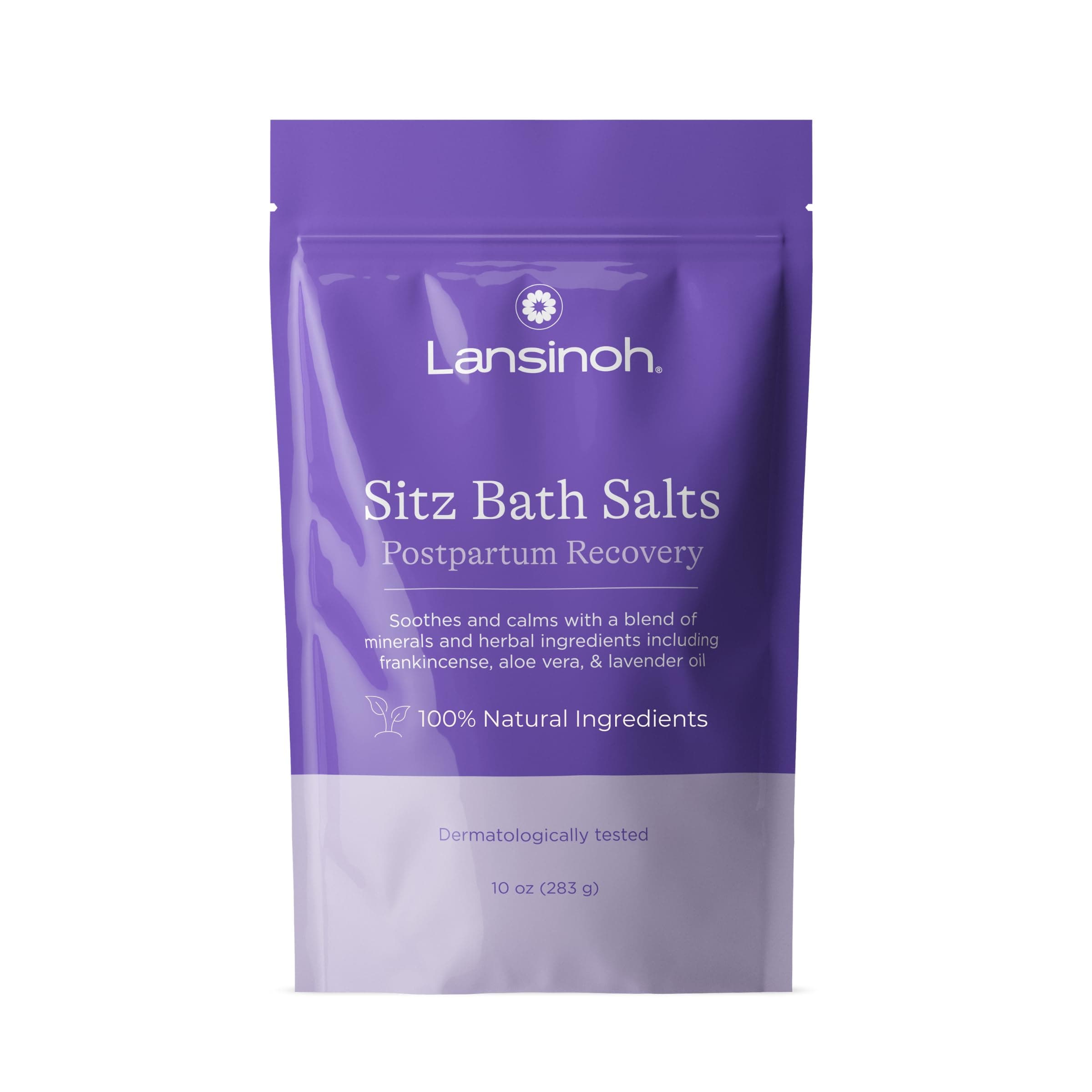Sitz Bath Salts, Postpartum Essentials, and Hemorrhoid Treatment, Epsom Salt Bath Soak with Lavender Oil, Frankincense and Aloe Vera, 10 Ounce