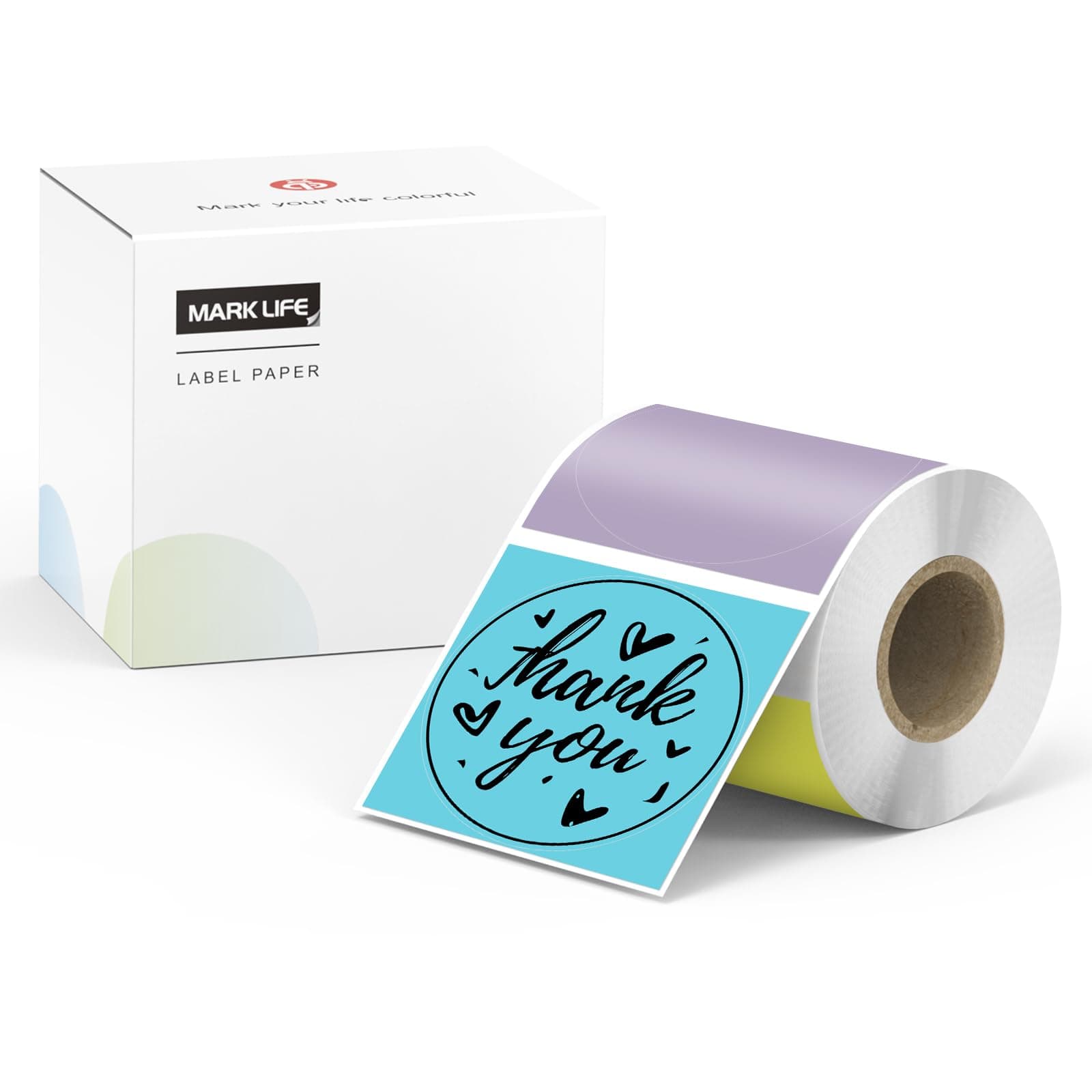 2"x2"Direct Thermal Labels for Marklife P50 Label Printer, Multi-Purpose Self-Adhesive Direct Thermal Labels for Business, Home, Office,150 Labels/Roll