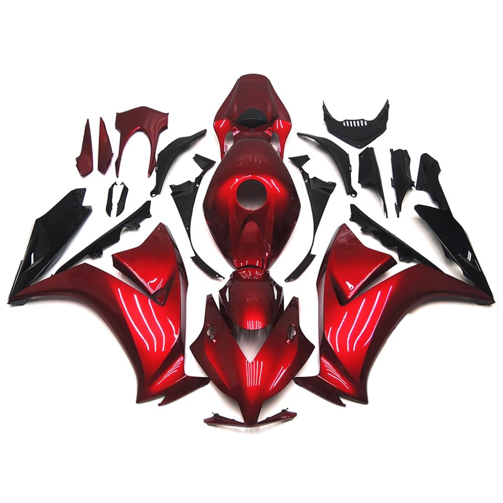 Injection Fairings Kit Compatible for Honda CBR1000RR 2012 2013 2014 2015 2016 CBR 1000 RR 12-16 ABS Plastics Bodyworks Dark Red Body Kit