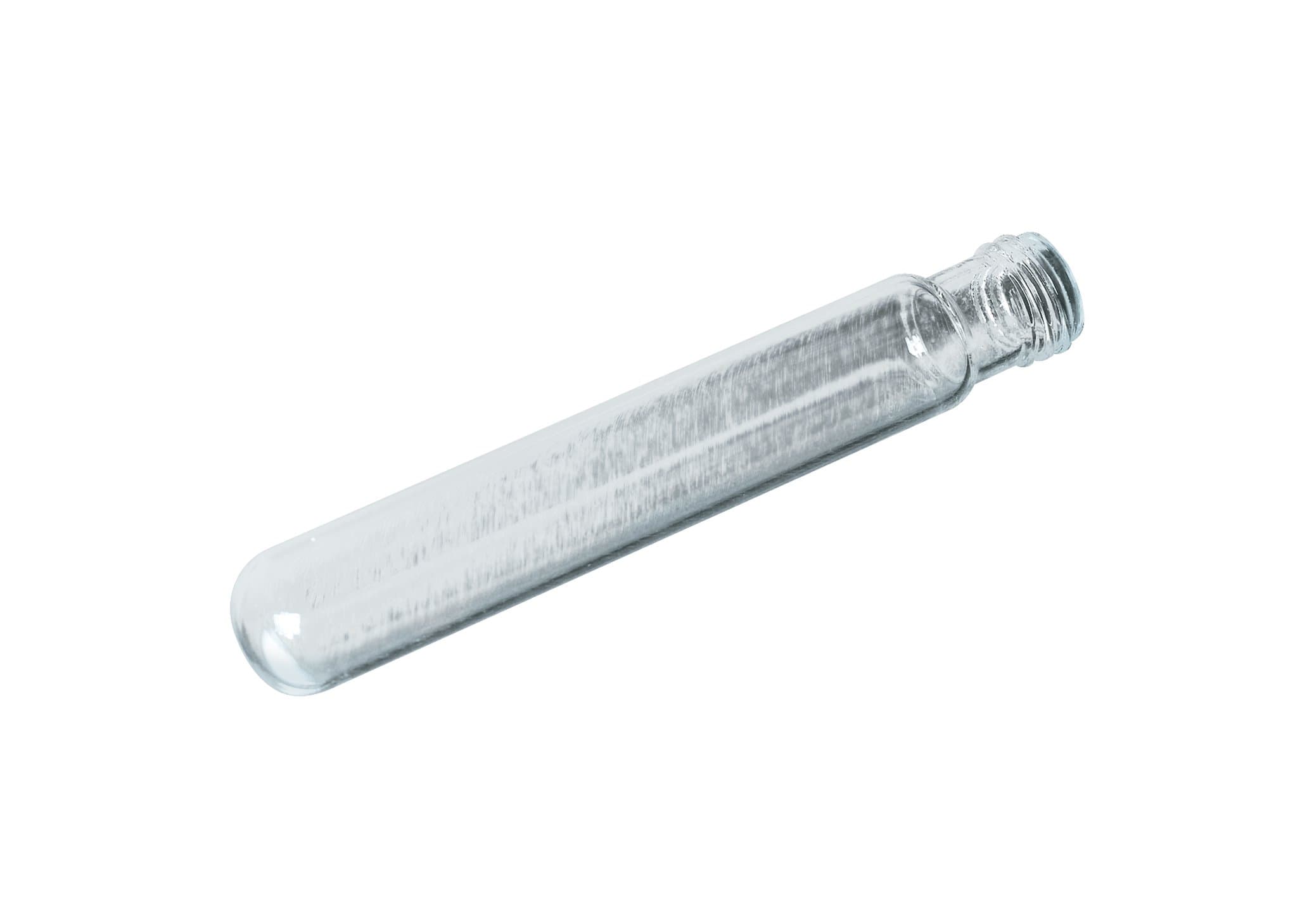 Corning Pyrex 9826-20X Borosilicate Glass Round Bottom Screw Cap Reusable Culture Tubes with PTFE Lined Phenolic Caps, 34mL Capacity, 20mm O.D. x 150mm Height (Case of 192)
