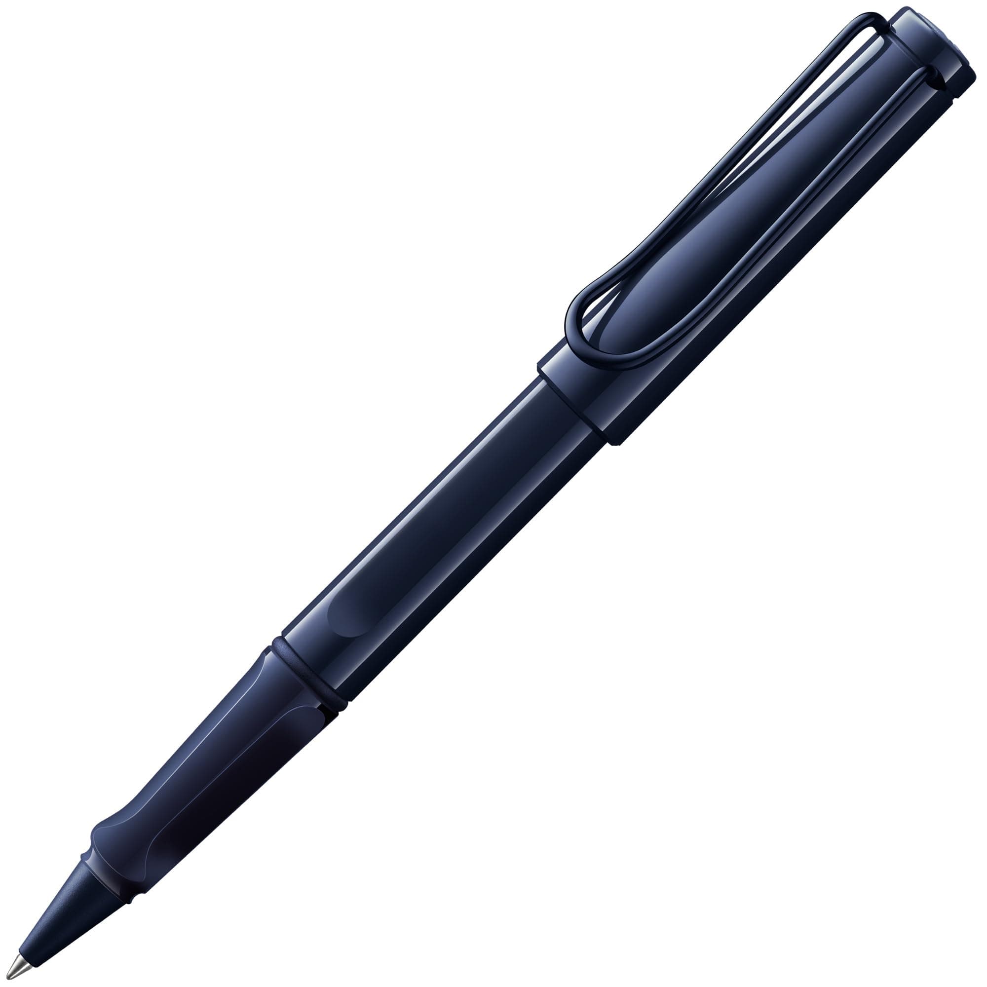 Safari Dark Dusk Rollerball Pen with Ergonomic Grip, Line Width M - For Comfortable Writing - Made of Robust ASA Plastic - with Roller Refill M 63 Black