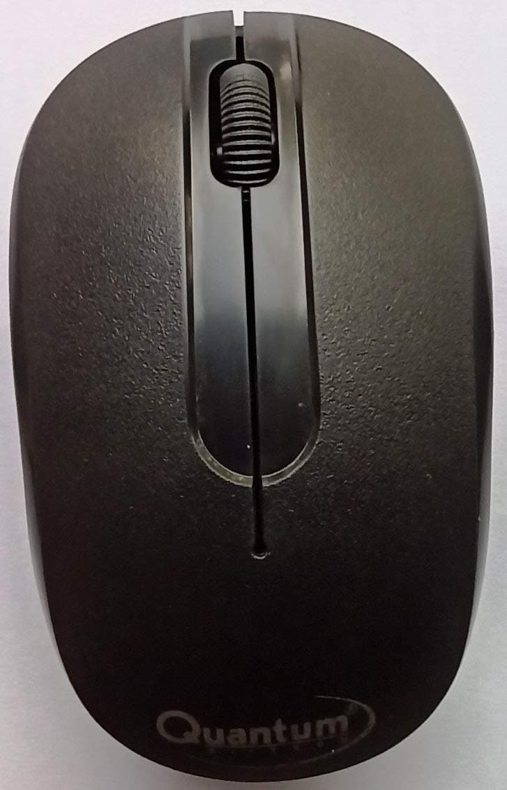 Meghacart Quantum QHM271 Wireless Optical Mouse (2.4GHz Wireless, Black)