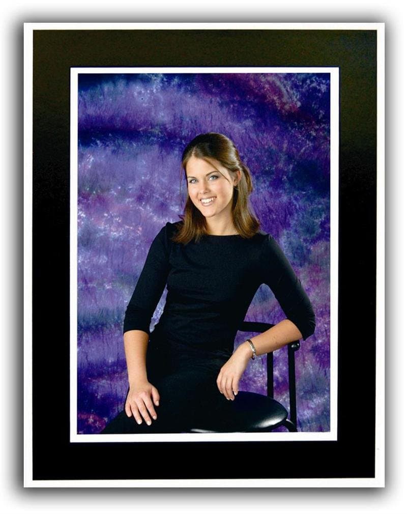 Cardboard Photo Easel Frame - 5x7 - Pack of 50 Black and White