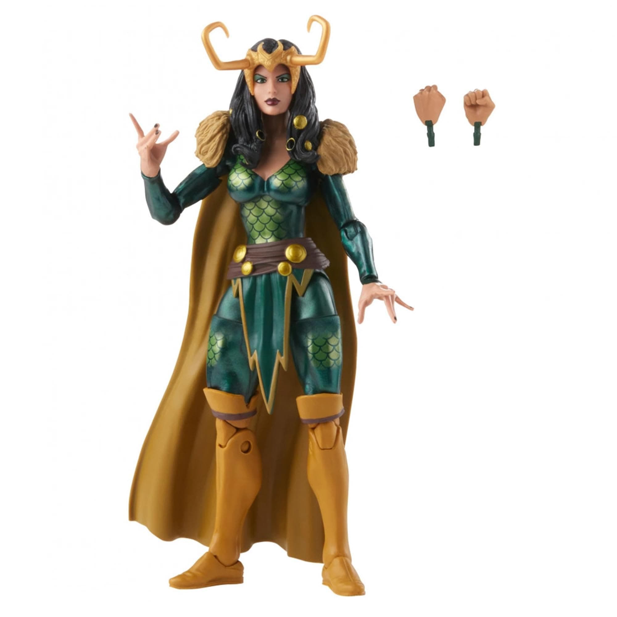 Marvel Hasbro Legends Loki Agent of Asgard 15cm Retro Package Action Figure Toy, 2 Accessories, Multicolor, F5886