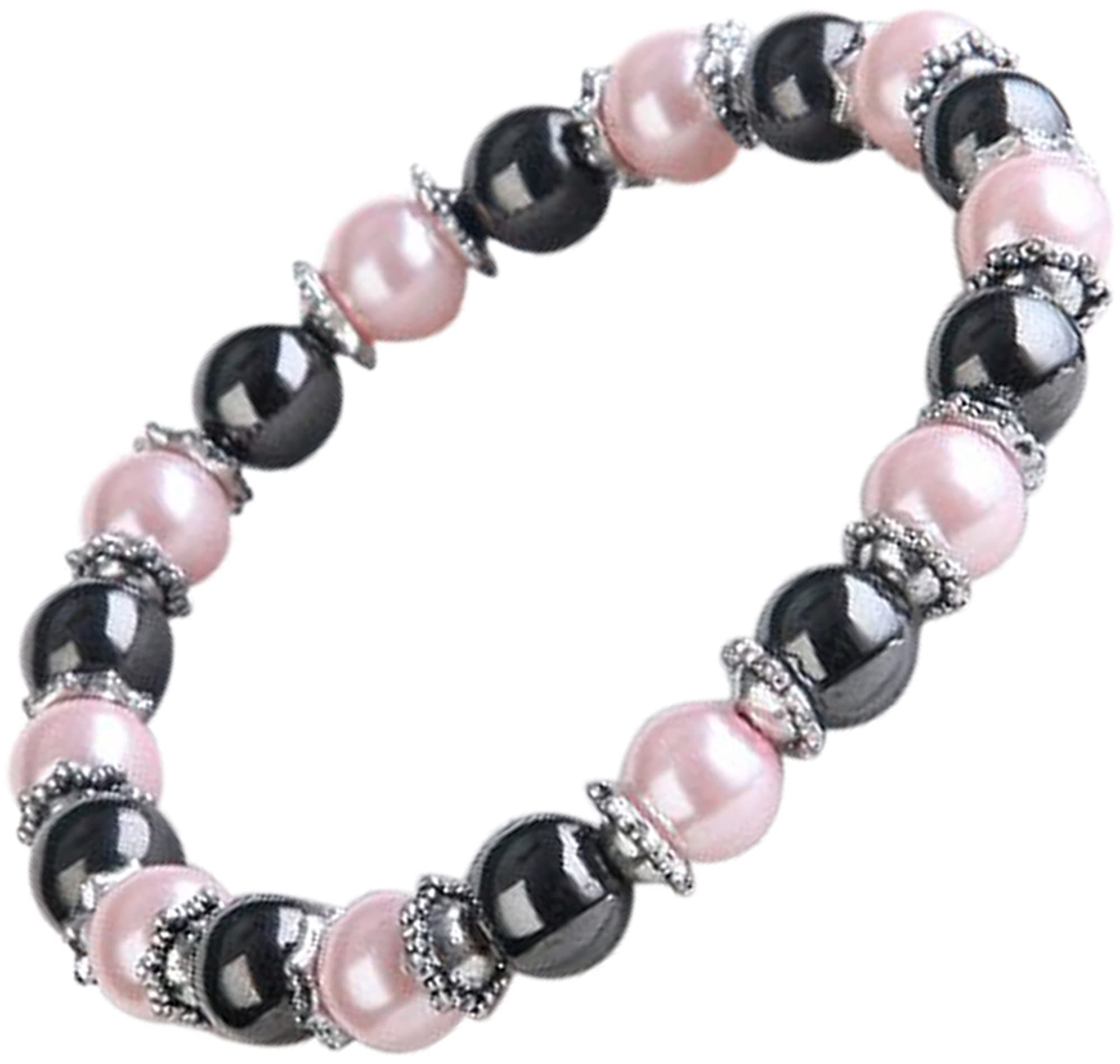 Sponsored Ad – Hematite beaded magnetic bracelet for women