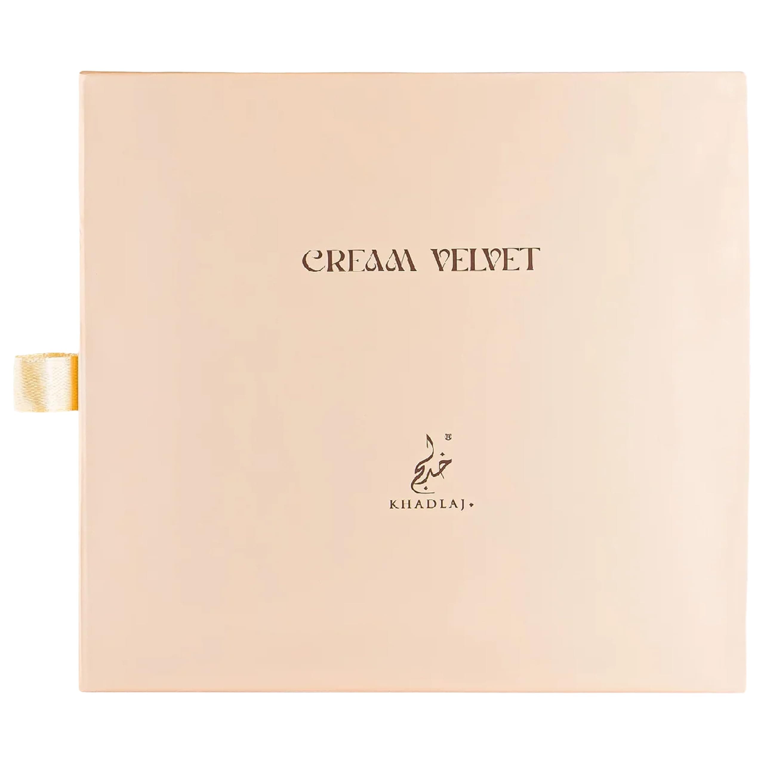 Khadlaj Cream Velvet Extrait De Parfum Spray for Unisex, 3.4 Ounce / 100ml