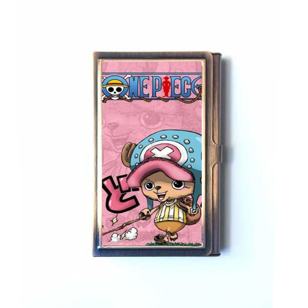 One Piece Anime Design Unique Bronze Business name card Case Wallet Box Case Lovely Gift