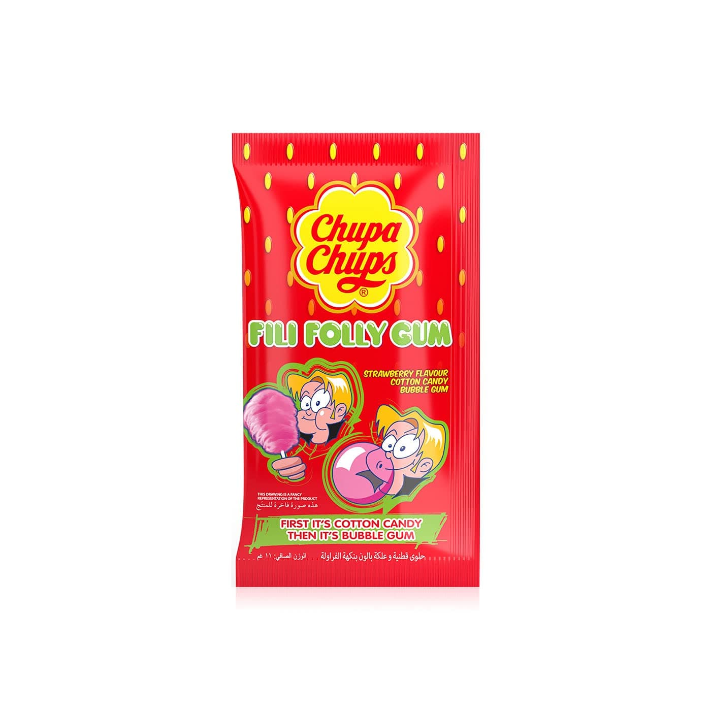 Big Babol Filifolly Strawberry Gum - 11 gm
