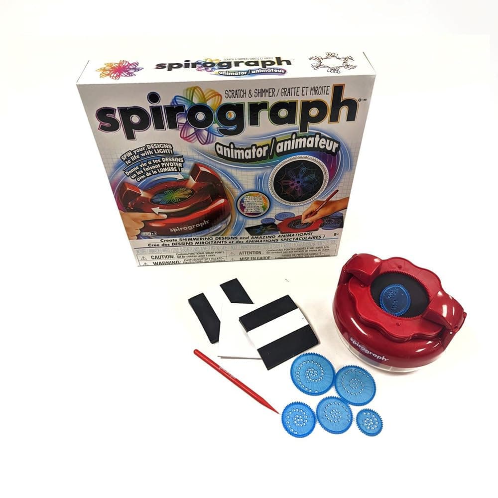Spirograph S&S Animator - Art & Craft Kit - Classic Geometric Design - All Ages - Not Foldable