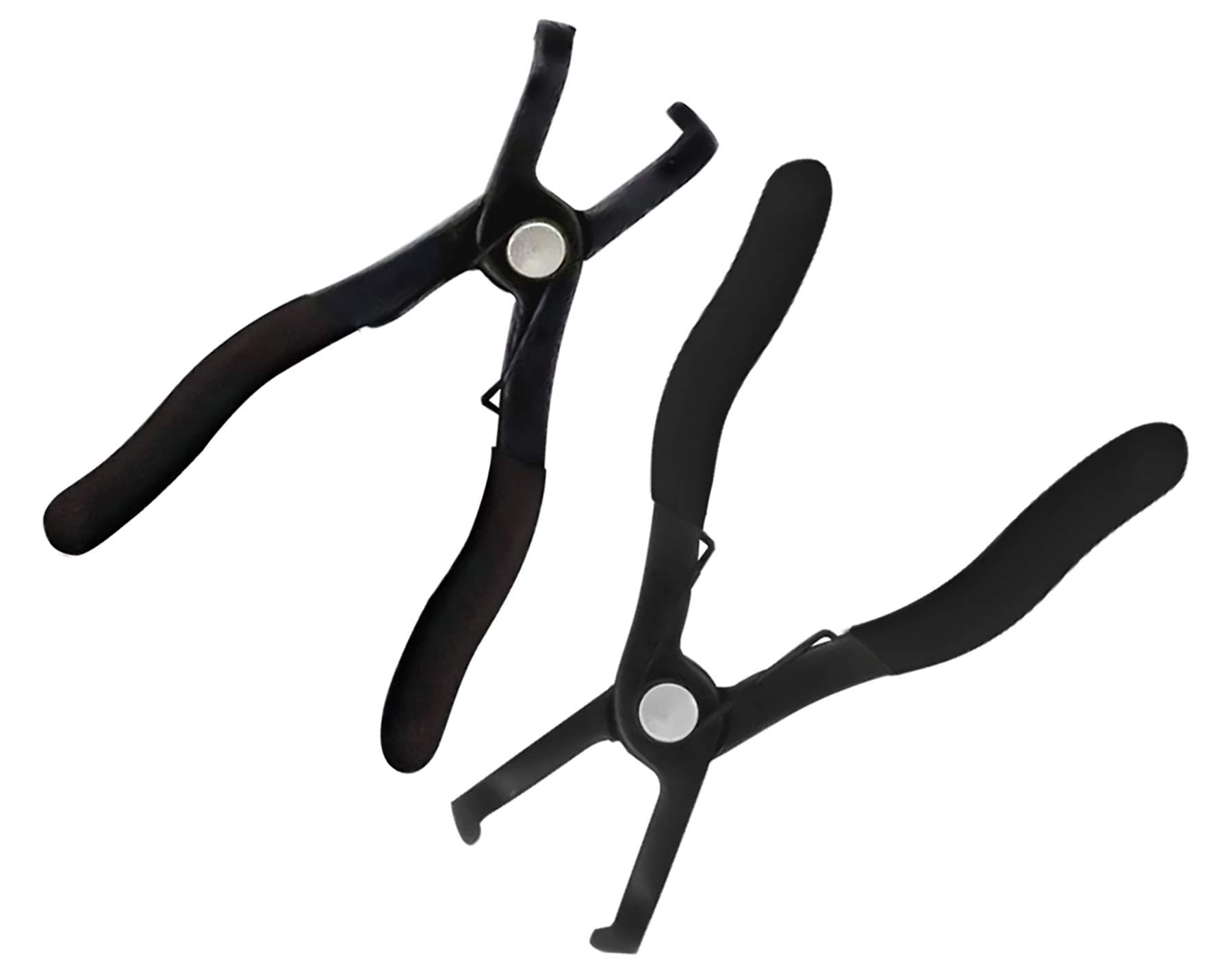 Push Pin Pliers Set, 30 Degree and 80 Degree Plastic Fastener Remover Tool, Snap Rings and Body Clip Removal Tool, Rivet Puller (2Pcs)