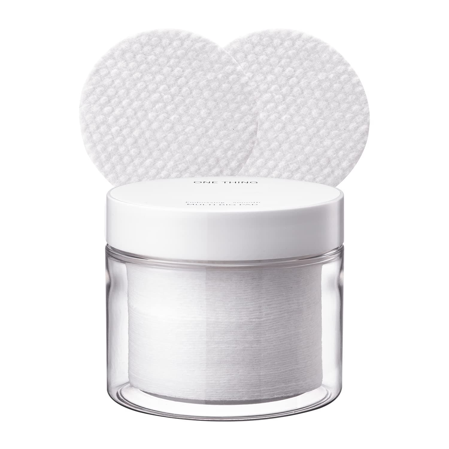 Multi Big Pads 70 PCS | DIY Dry Toner Pads, Large Size Exfoliating Soft Lightweight Cotton Face Rounds | Daily Travel Size Refill No Lint Double Sided | Korean Skin Care